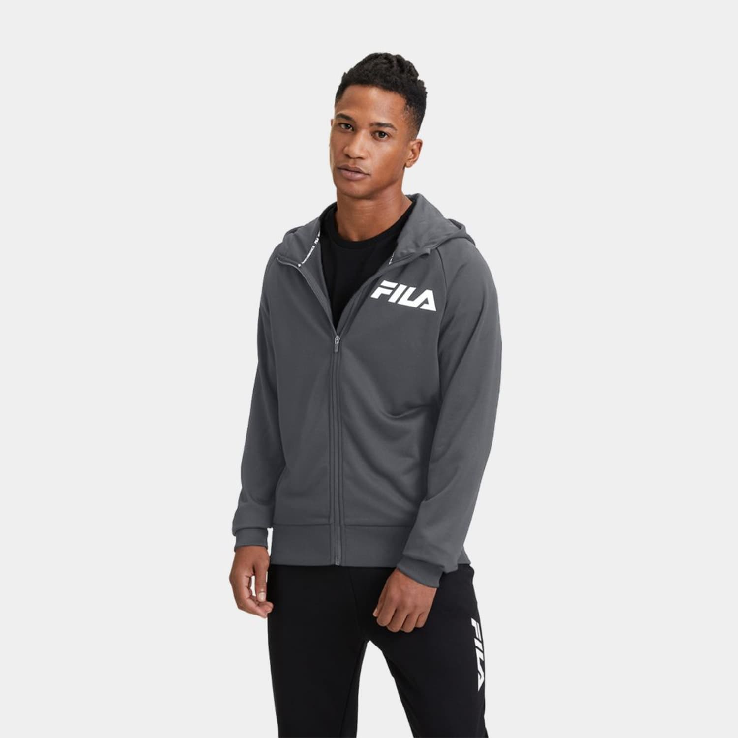 Fila TREPUZZI hooded zip jacket Iron Gate Bild 1