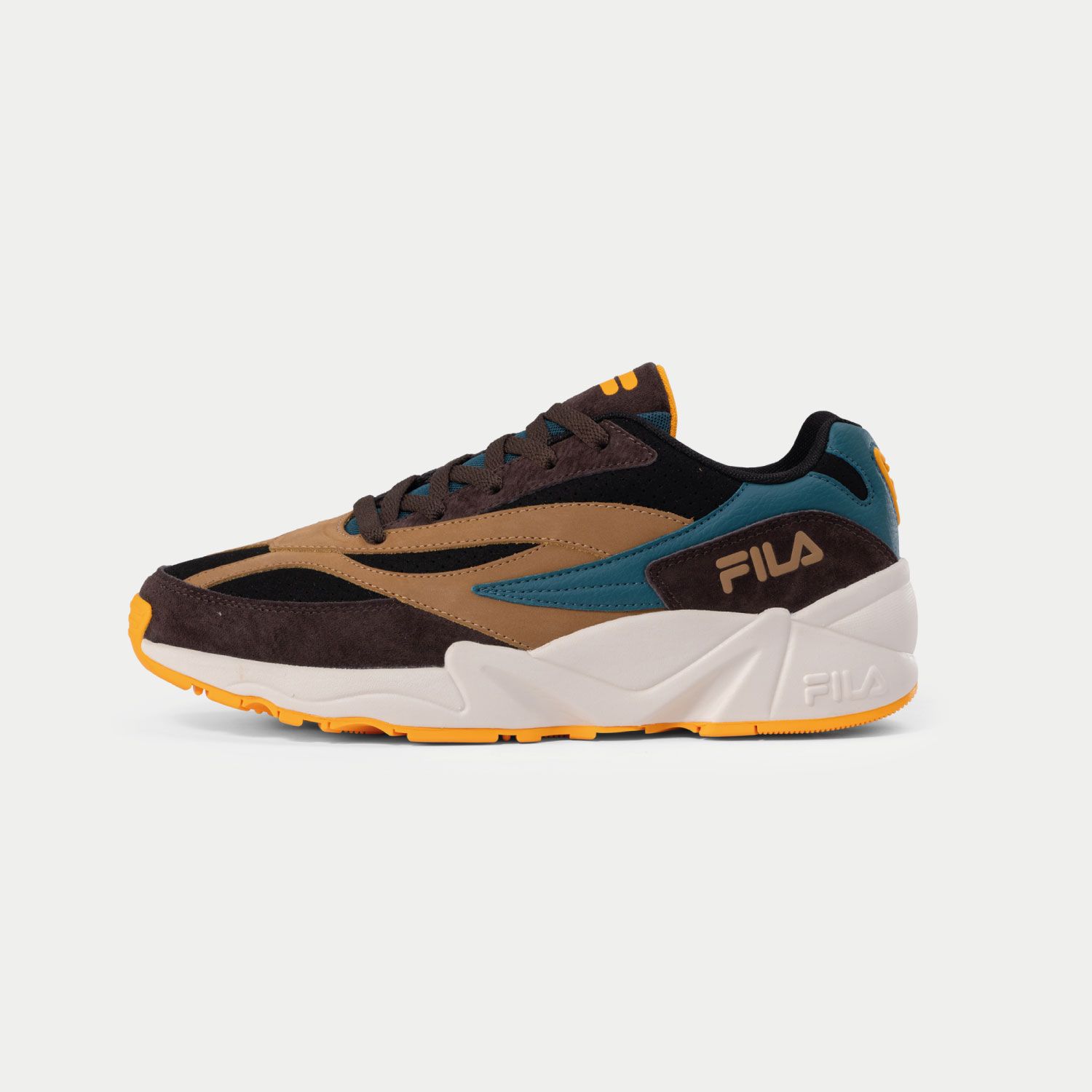 Fila V94M S Men Coffee bean bright marigold gold FILA Official