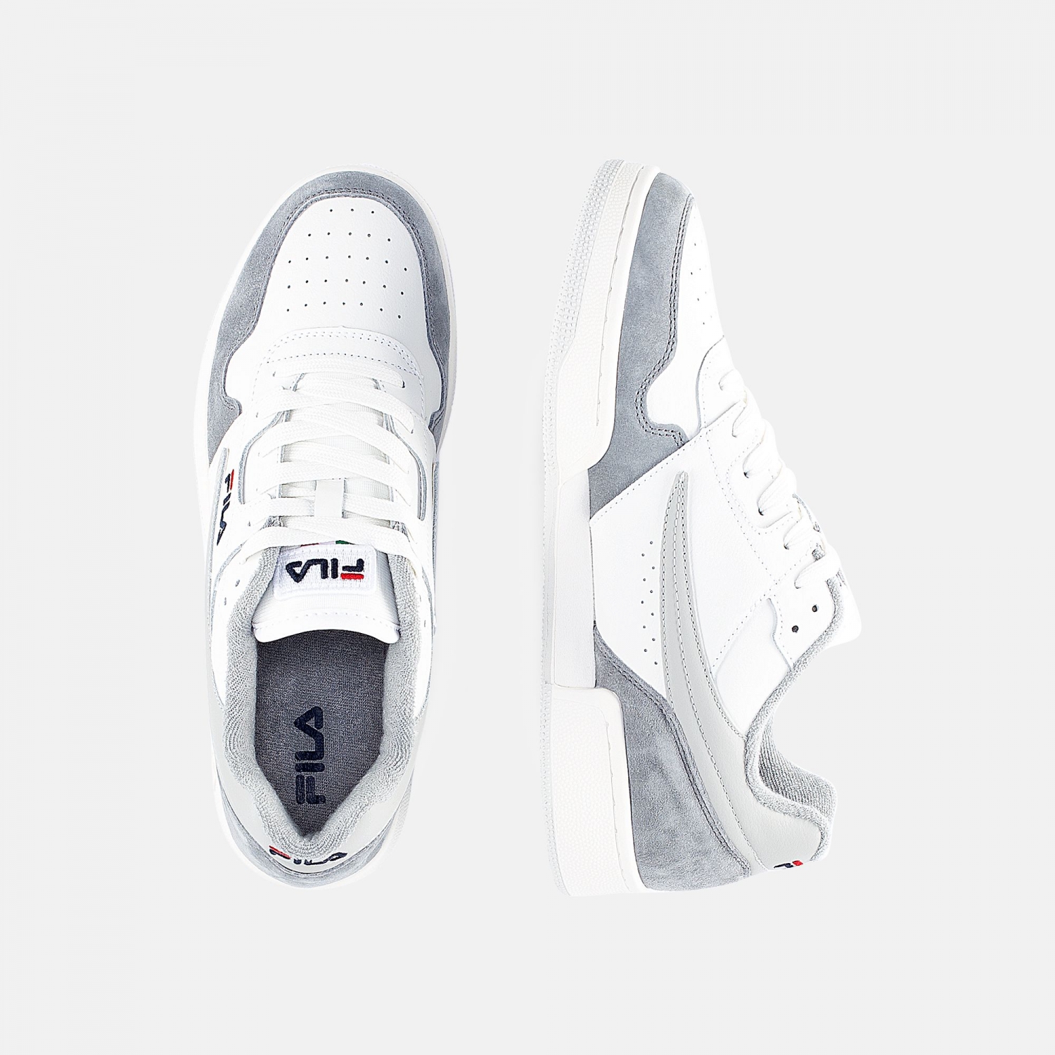 fila arcade low white