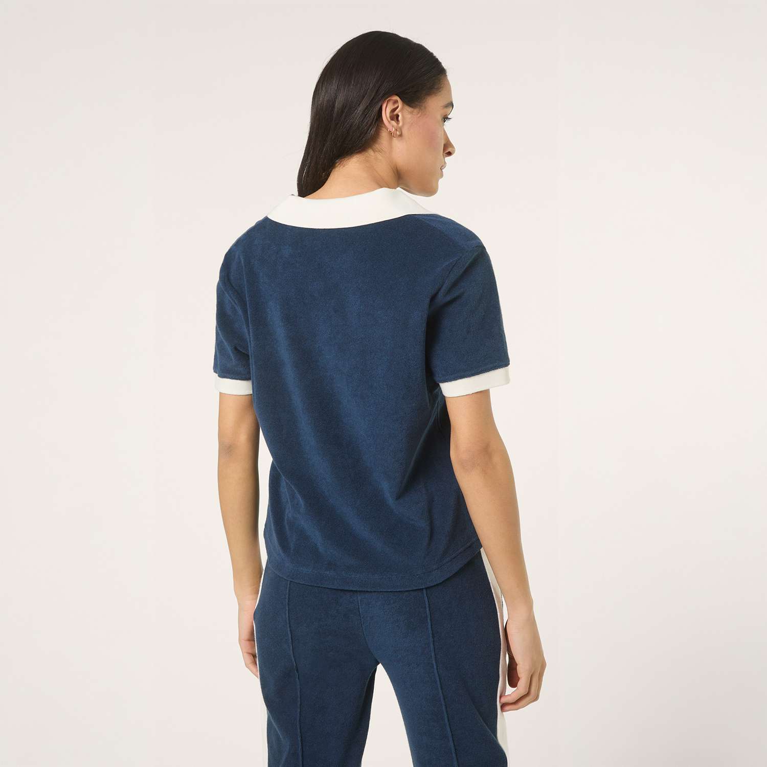 Fila BELFORT relaxed johnny collar towelling top Bild 2