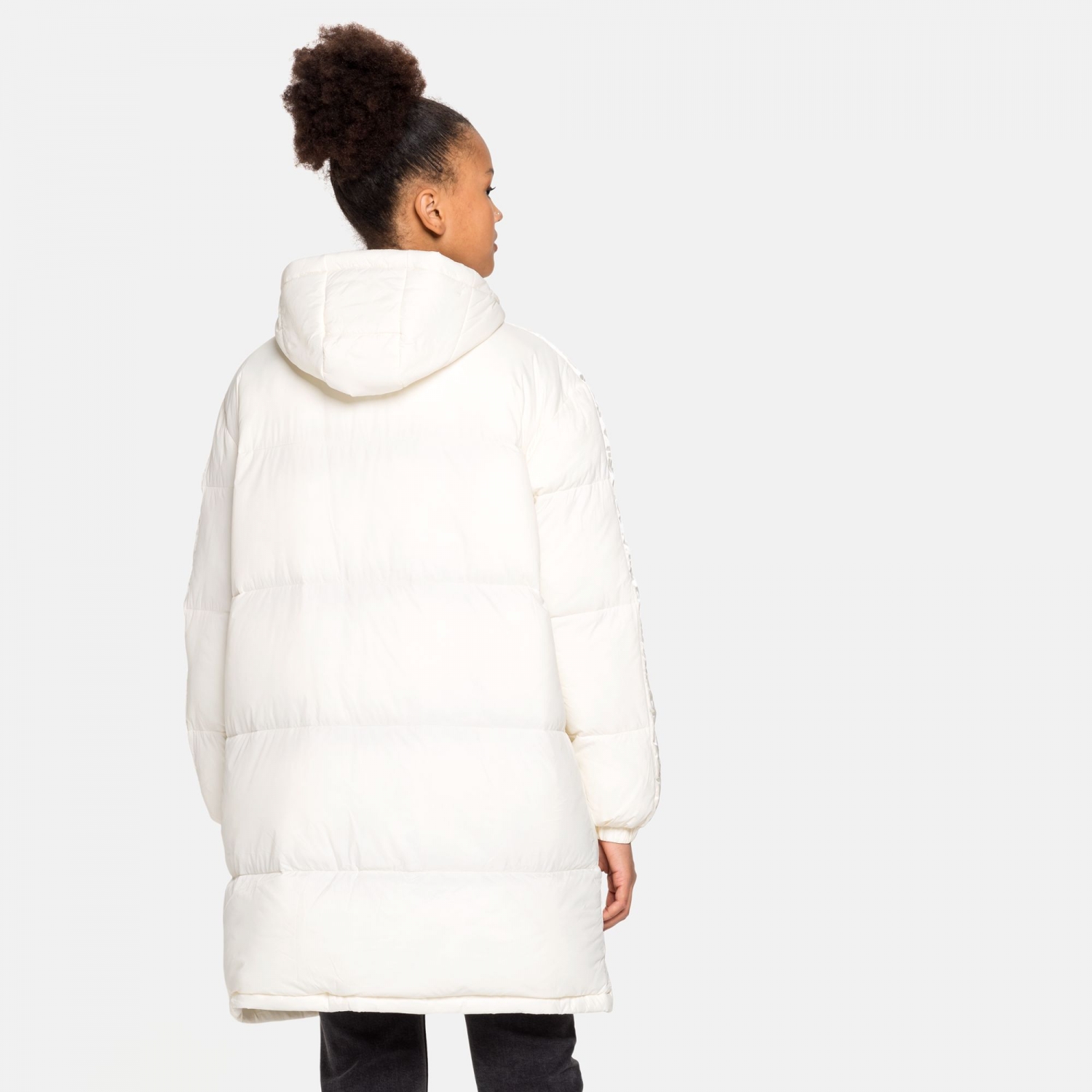 White padded sale coat