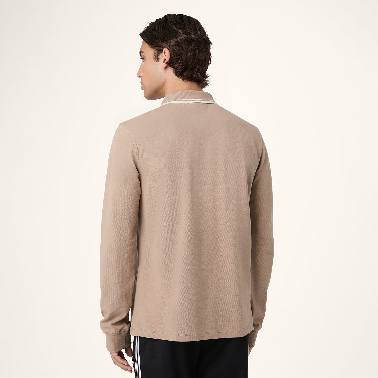 Fila BIELLA regular tipped long sleeve polo shirt Bild 2