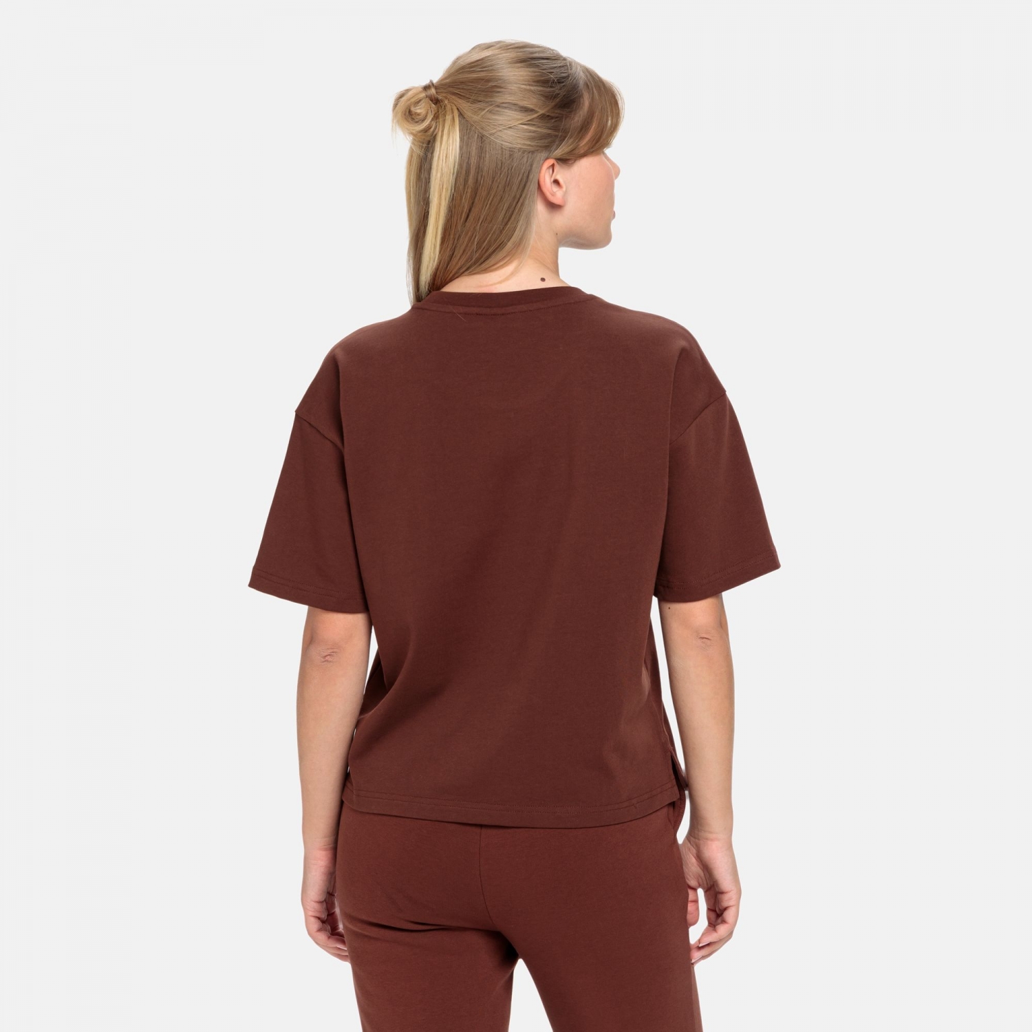 Fila  	Boms Loose Fit Tee chocolate-fondant Bild 2