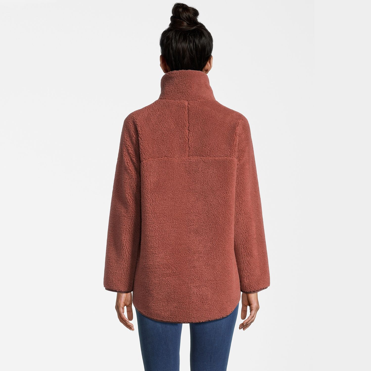 Fila Borovany Sherpa Jacket marsala Bild 2