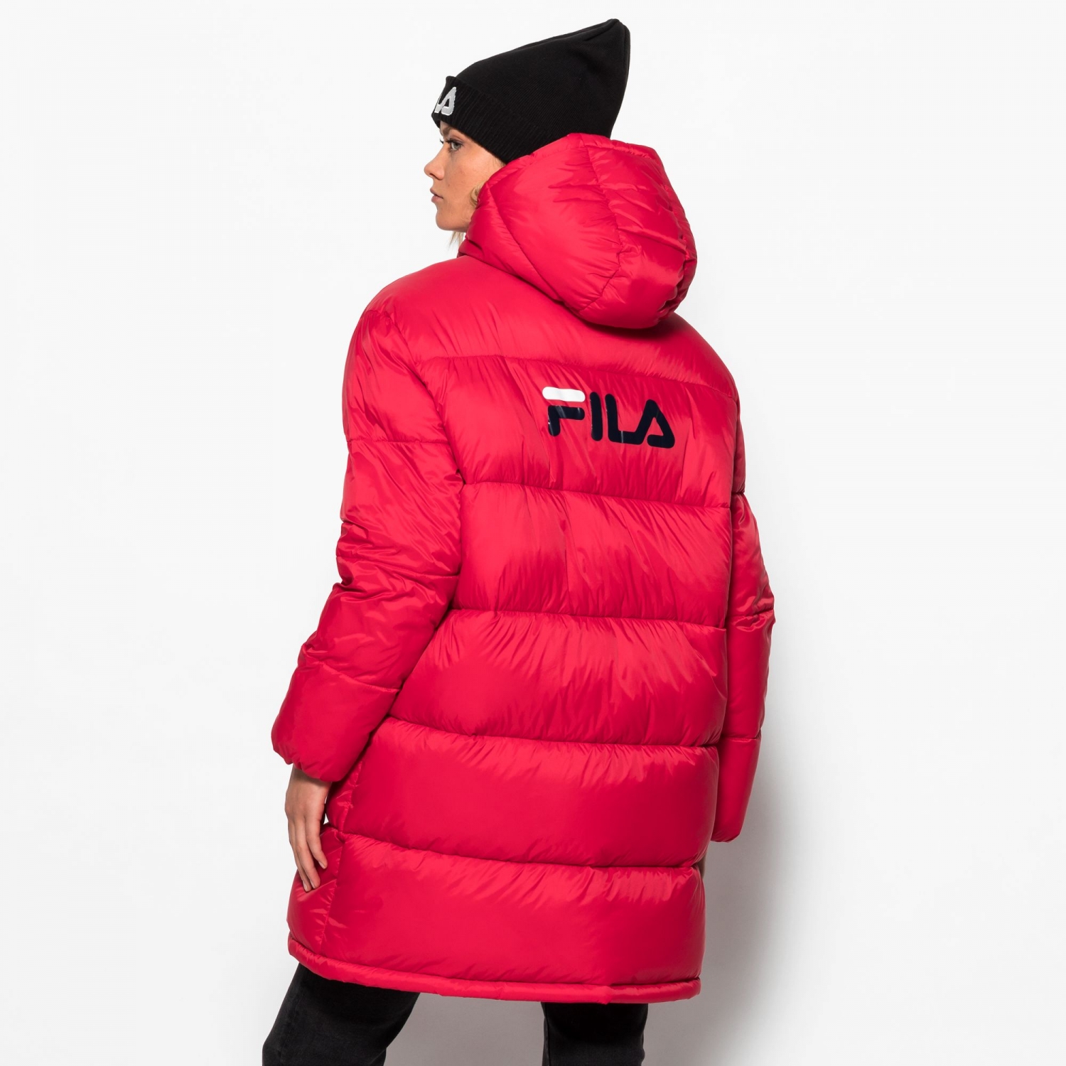 Fila Bronwen Puff Hood Jacket red rot FILA Official