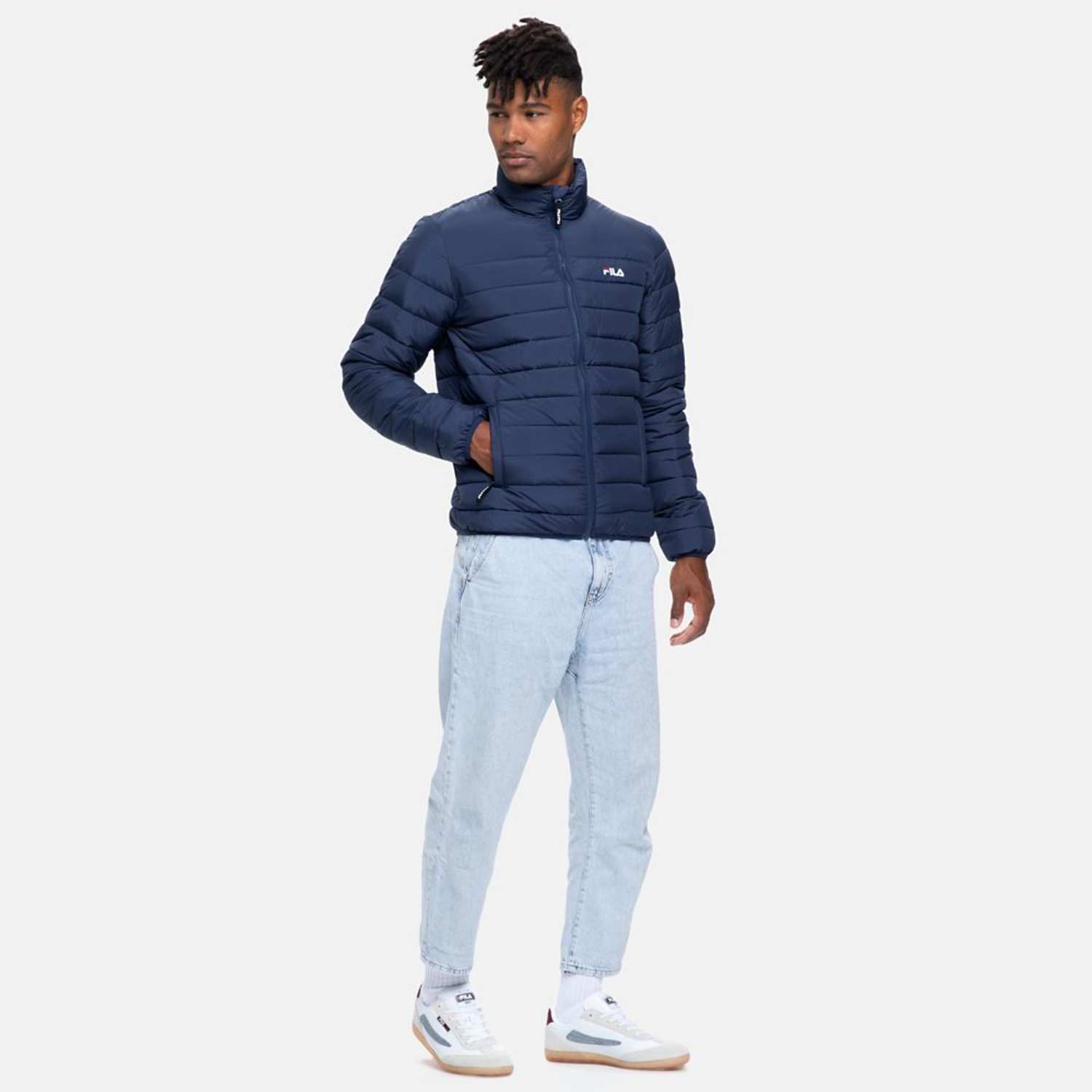 Fila Butzbach Light Padded Jacket black-iris Bild 2