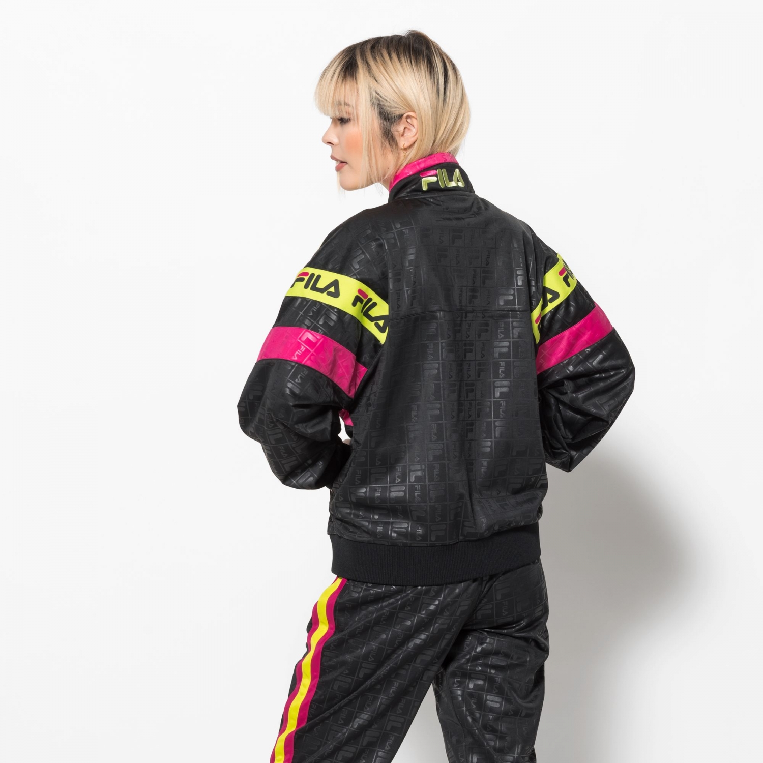 fila colour block jacket