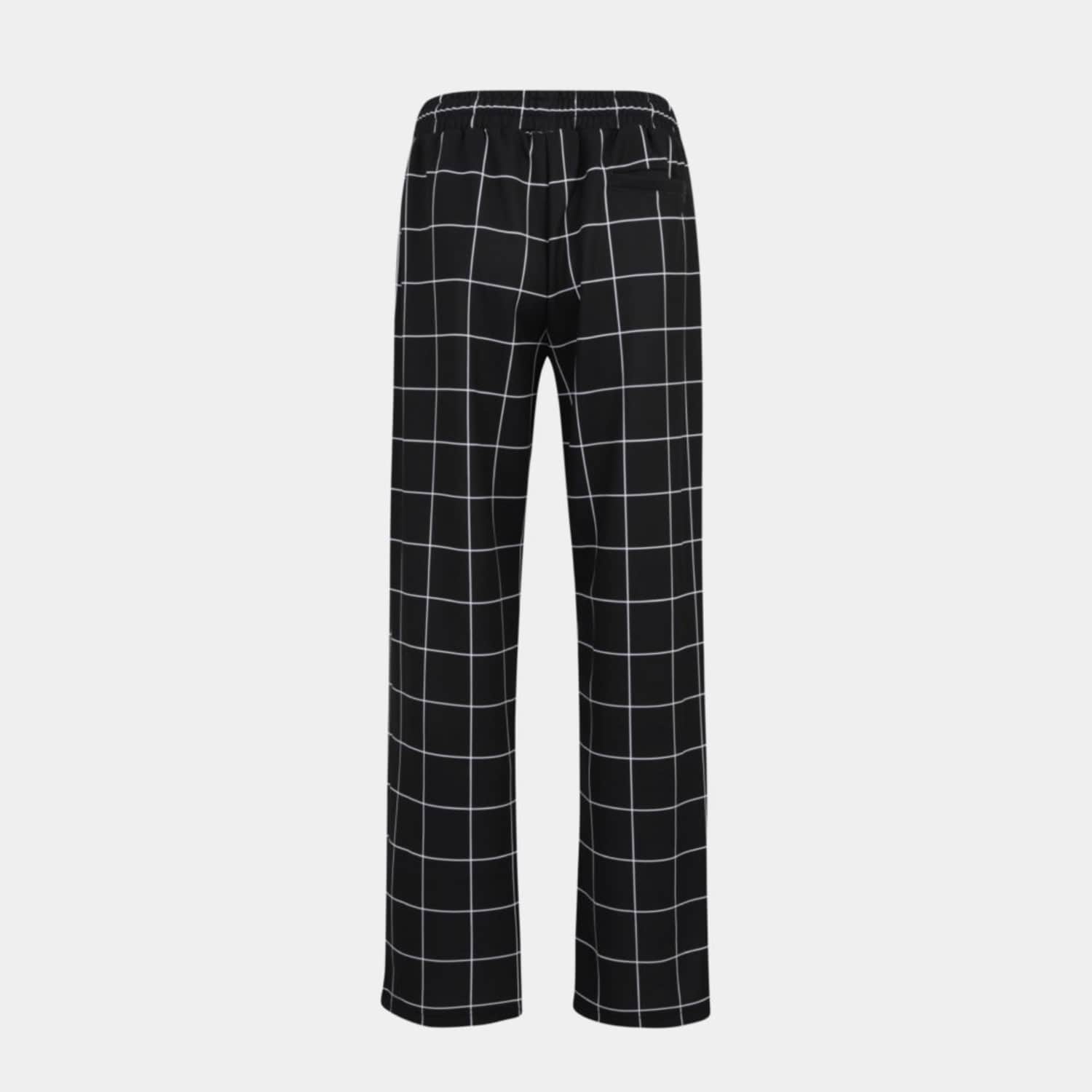 Fila Check allover print track pants black-white Bild 2