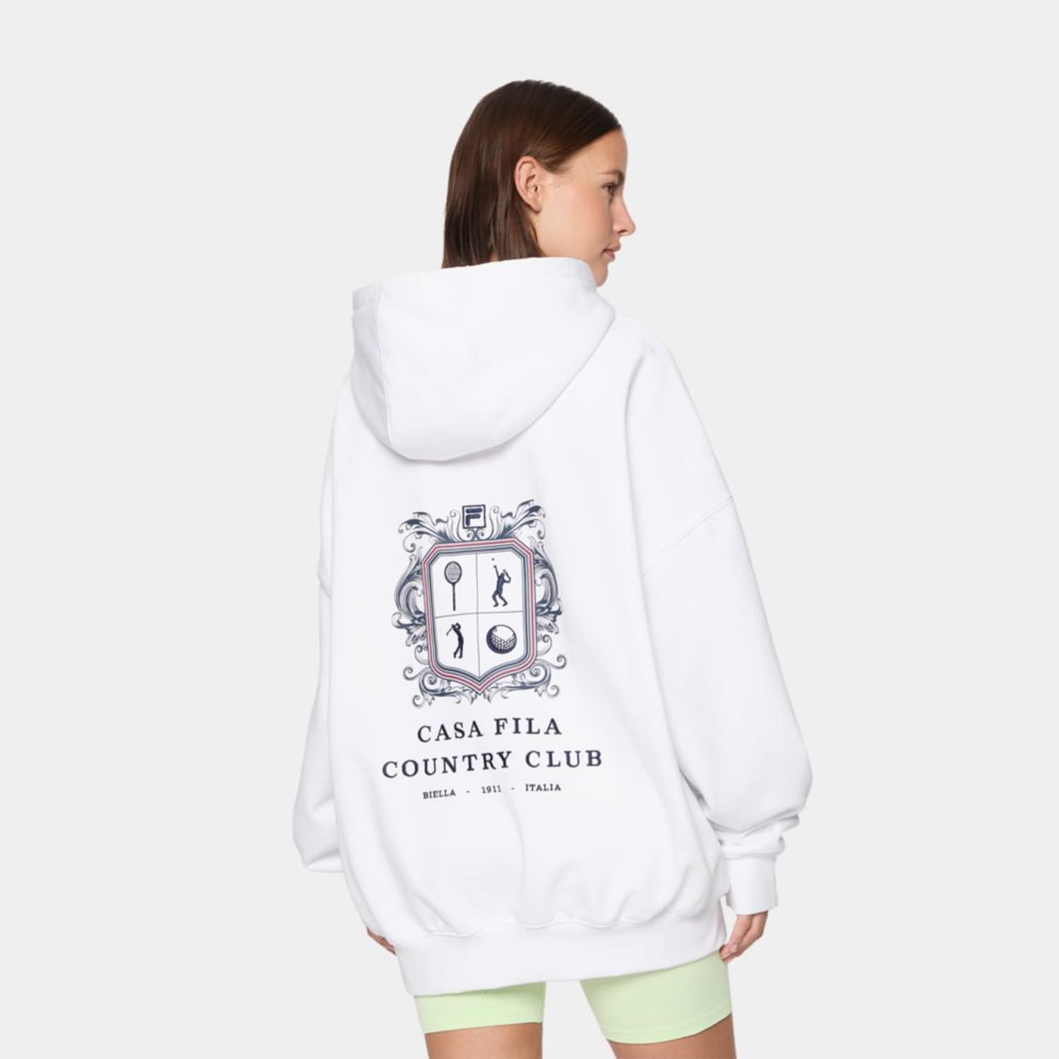 Fila CREST COUNTRY CLUB HOODIE White Bild 2