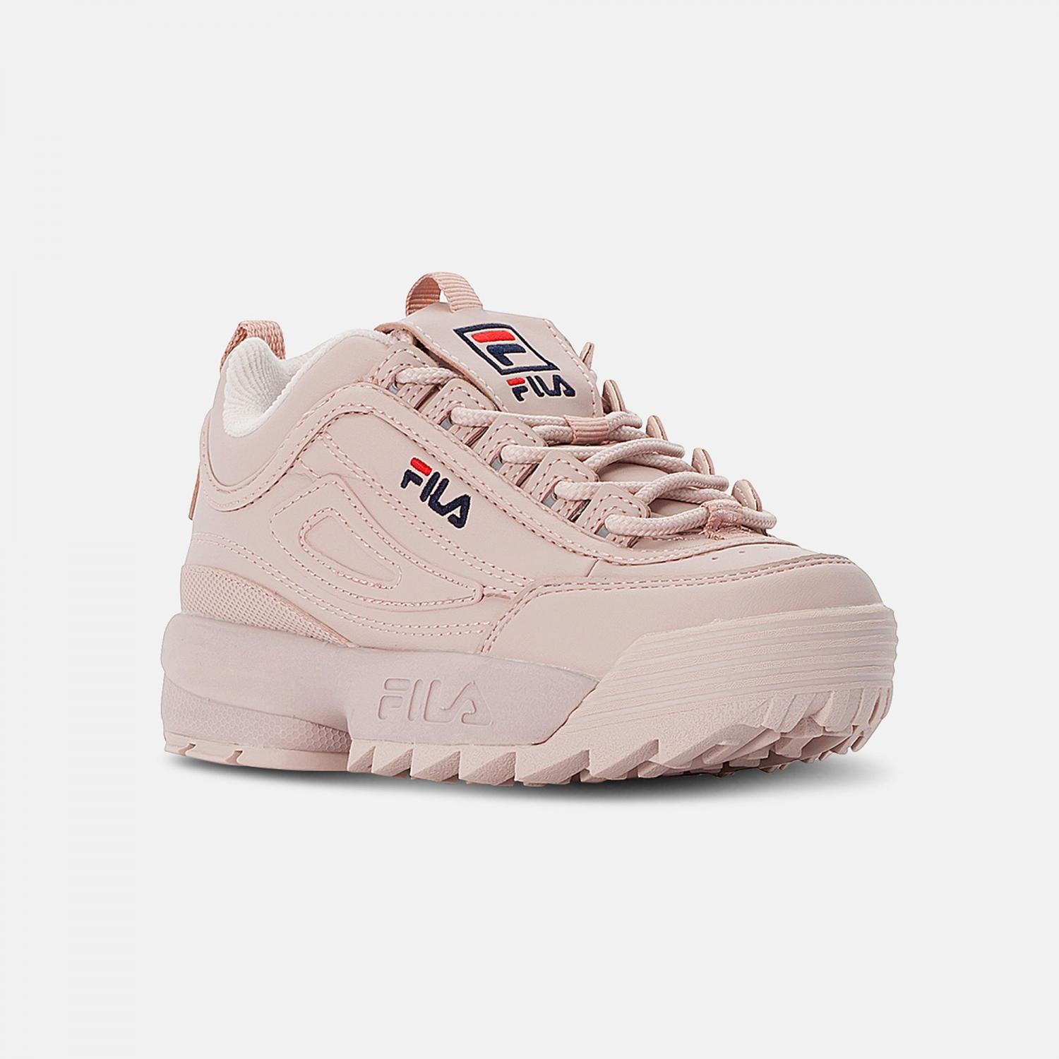 fila disruptor pink and white junior