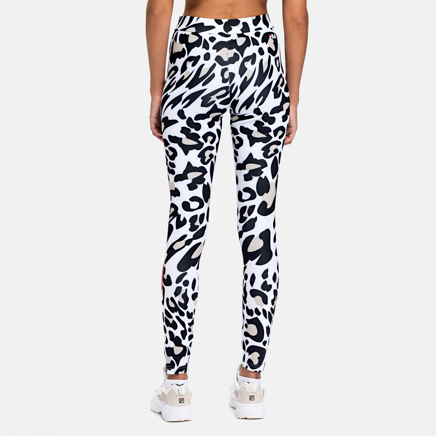 white fila leggings