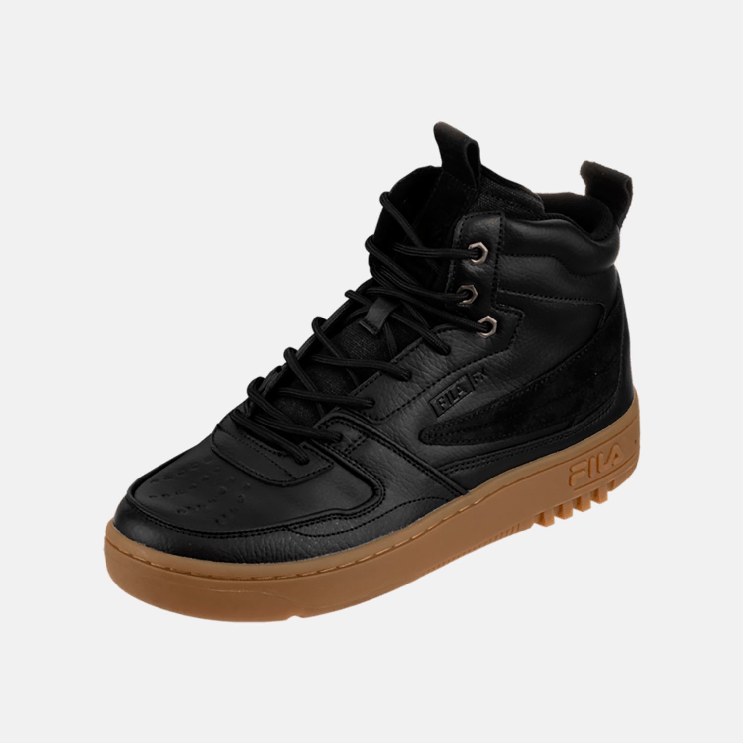 Fila men black hotsell lavadro casual shoes