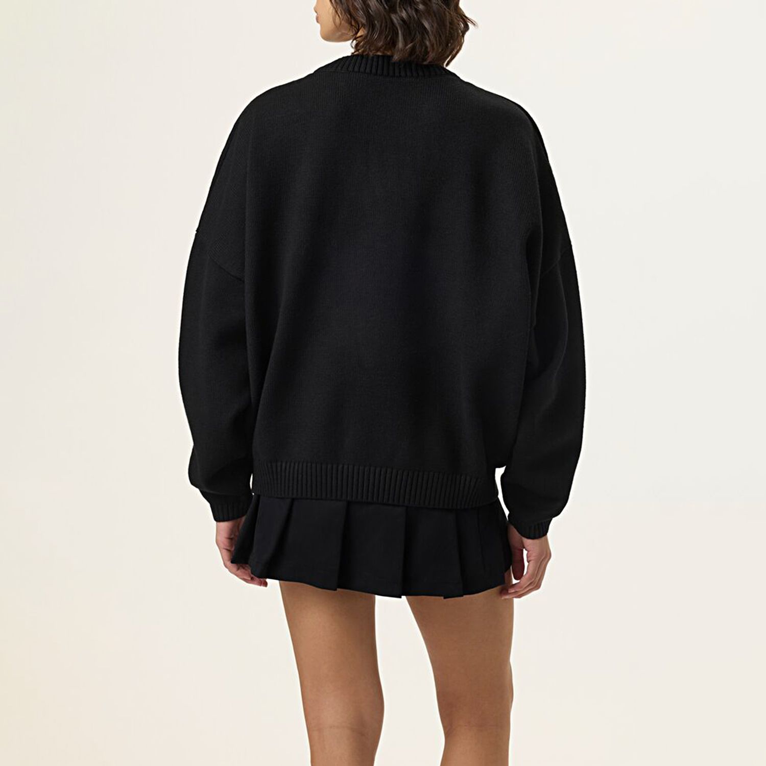 Fila HAILEY BIEBER KNIT SWEATER BLACK Bild 2