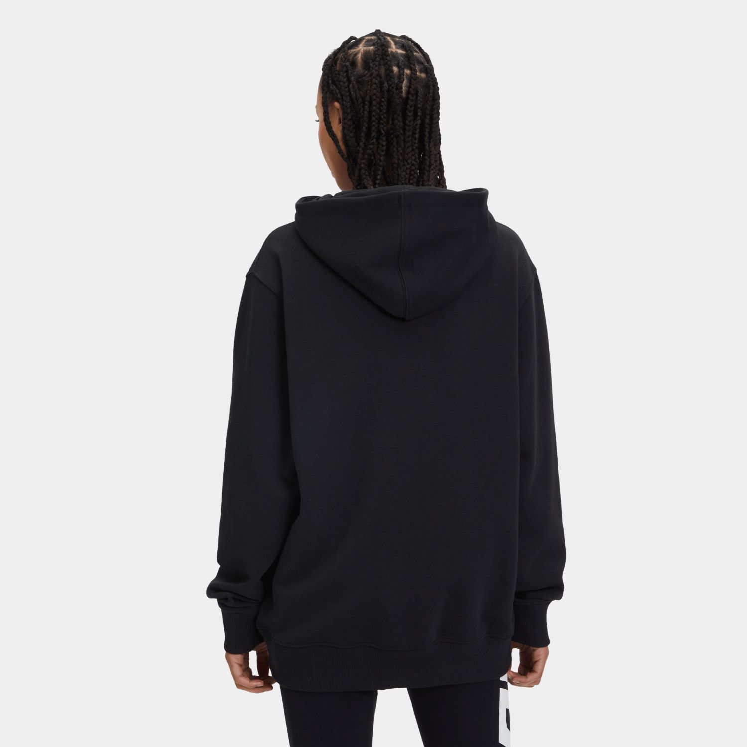 Fila Hoodie with kangaroo pocket, transfer and embroidery detail black Bild 2