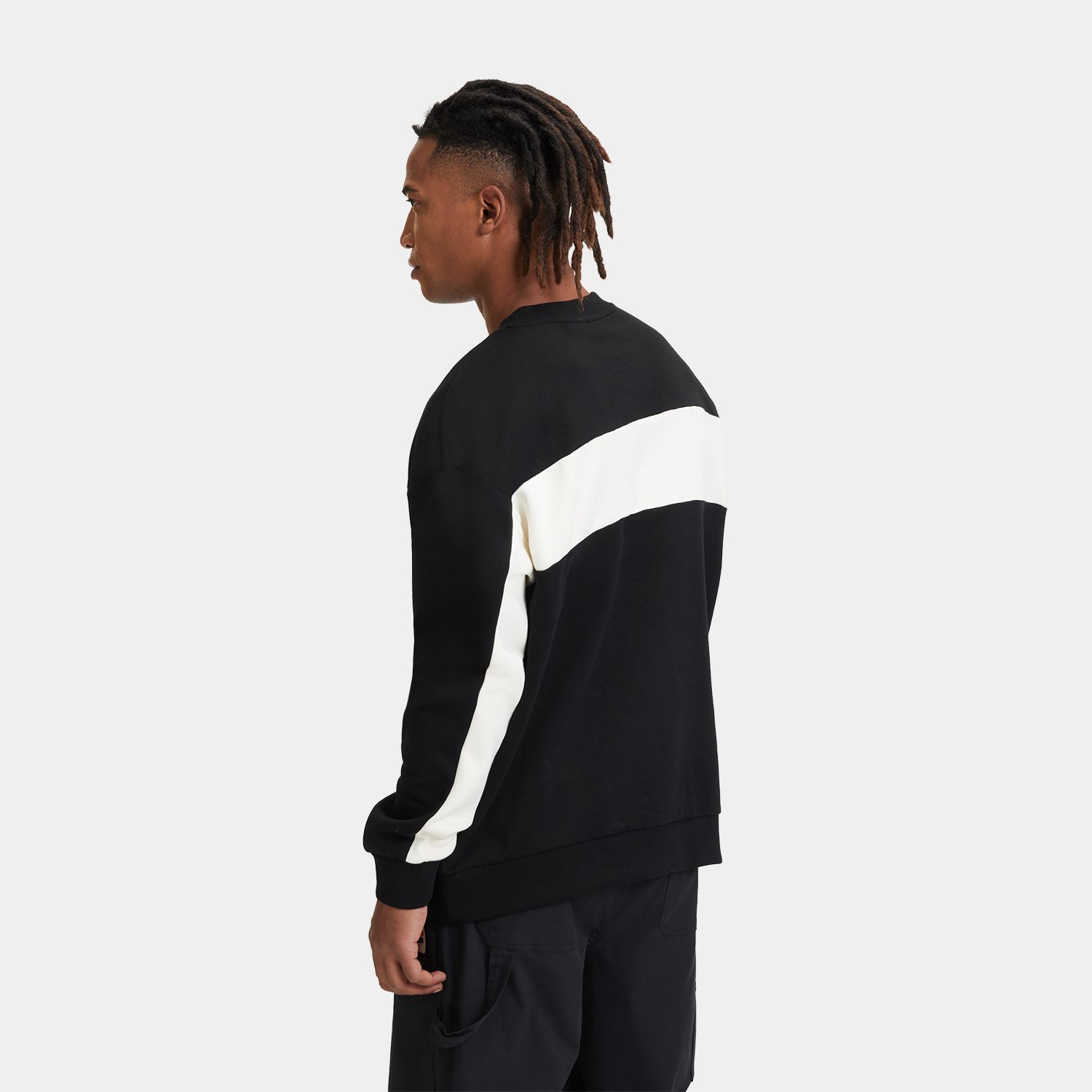 Fila LA PAZ crew sweat black-antique white Bild 2