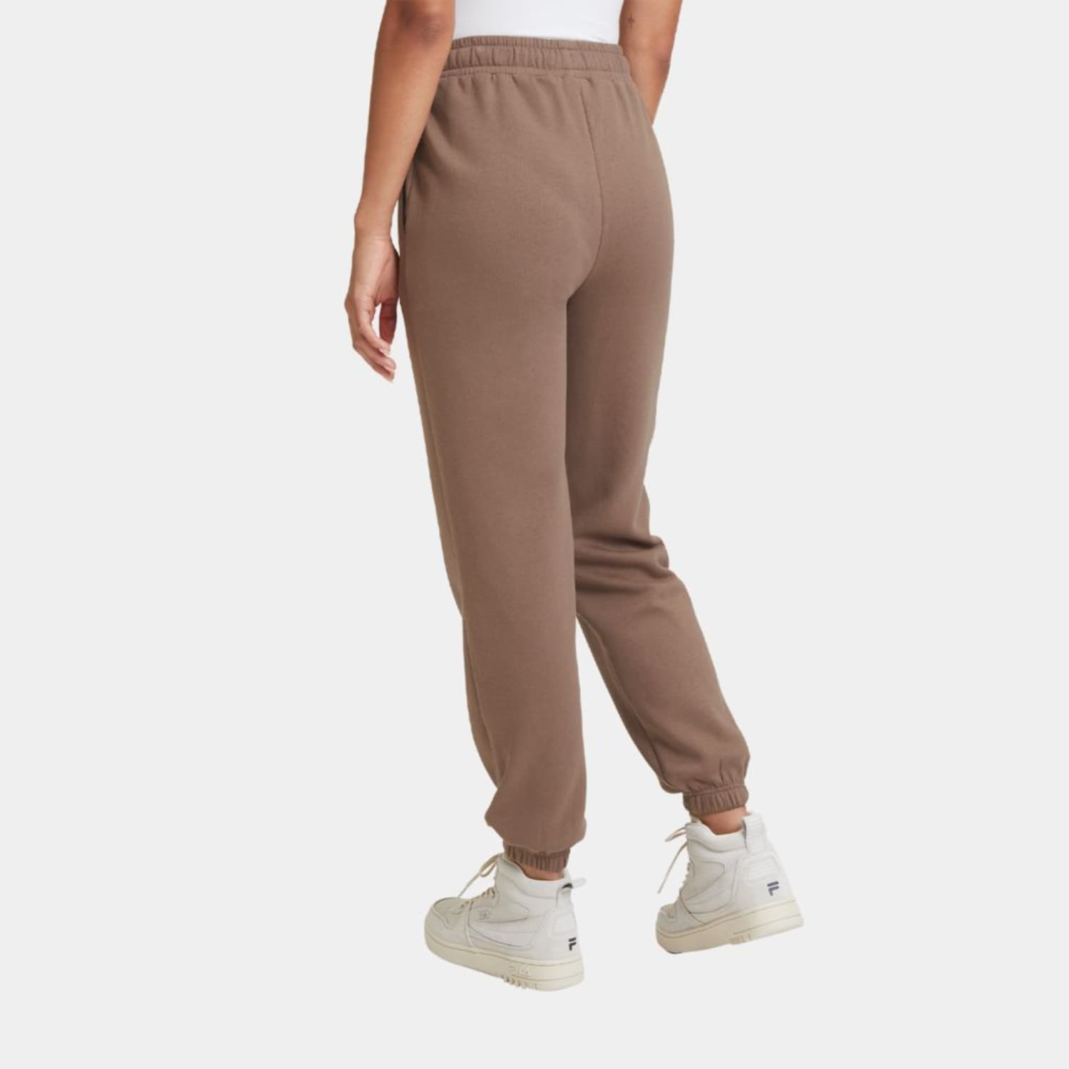 Fila LINNA high waist graphic sweat pants taupe Bild 2