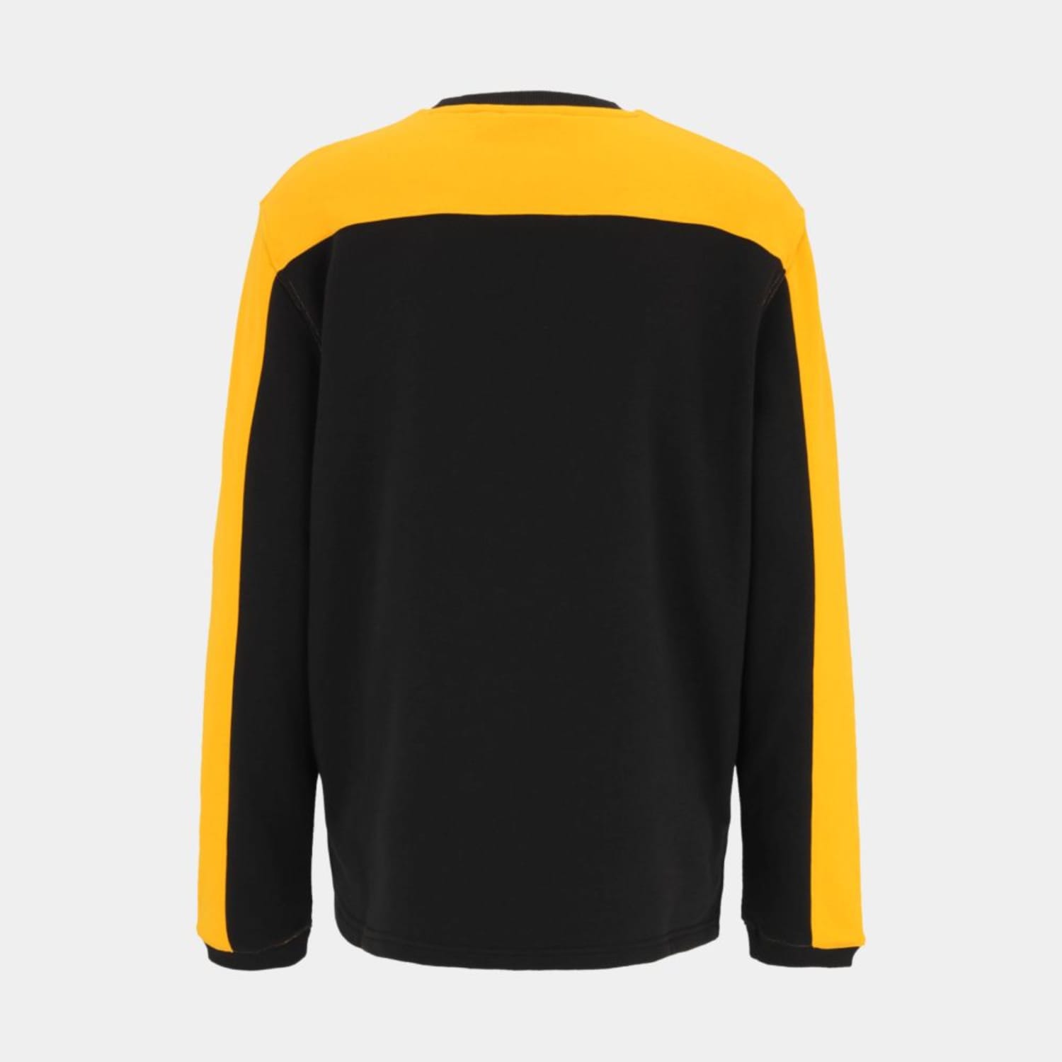 Fila Long sleeve sweatshirt with color block detail black-yellow Bild 2