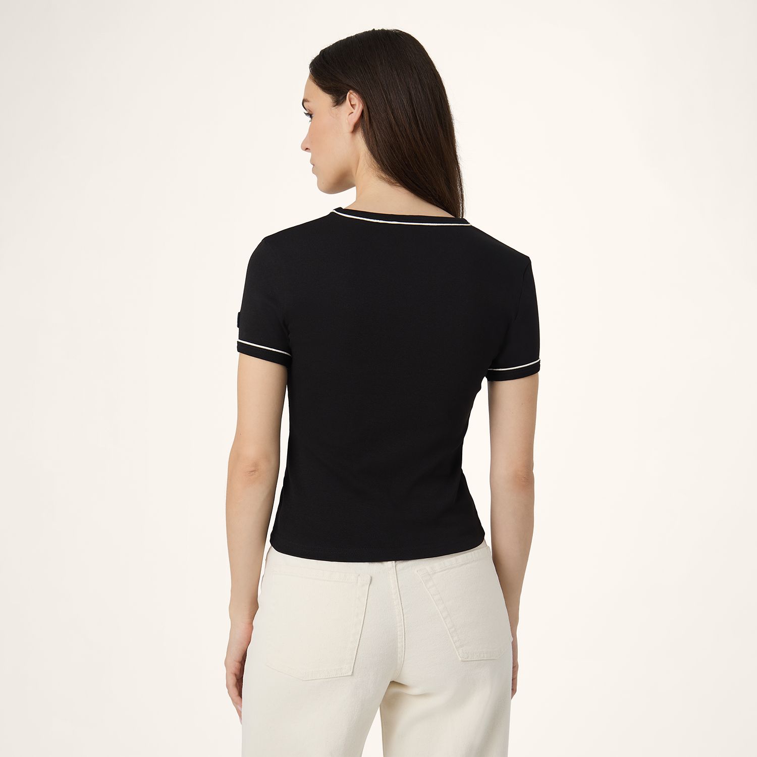 Fila PORTELLO slim v-neck t-shirt Bild 2