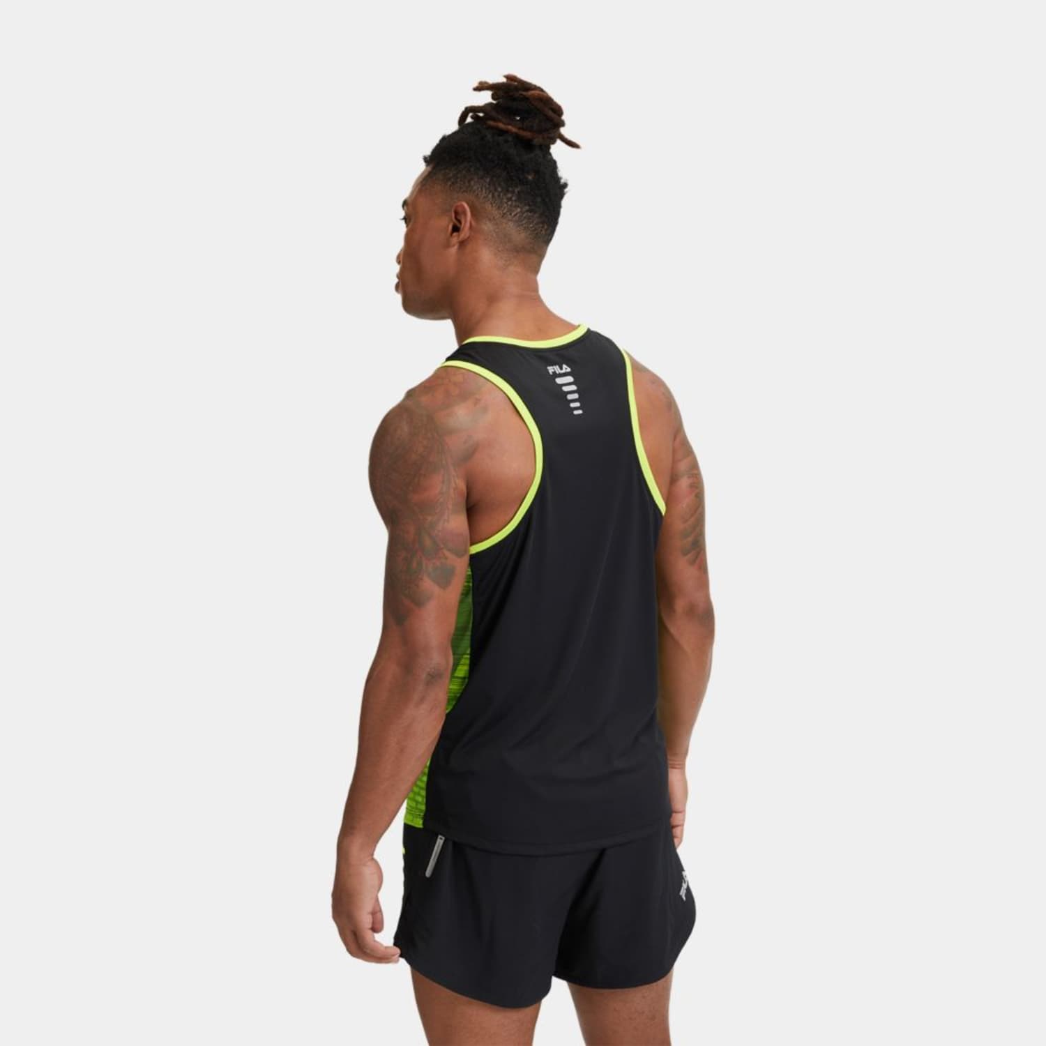 Fila RIANO running tank Acid lime-Black Bild 2
