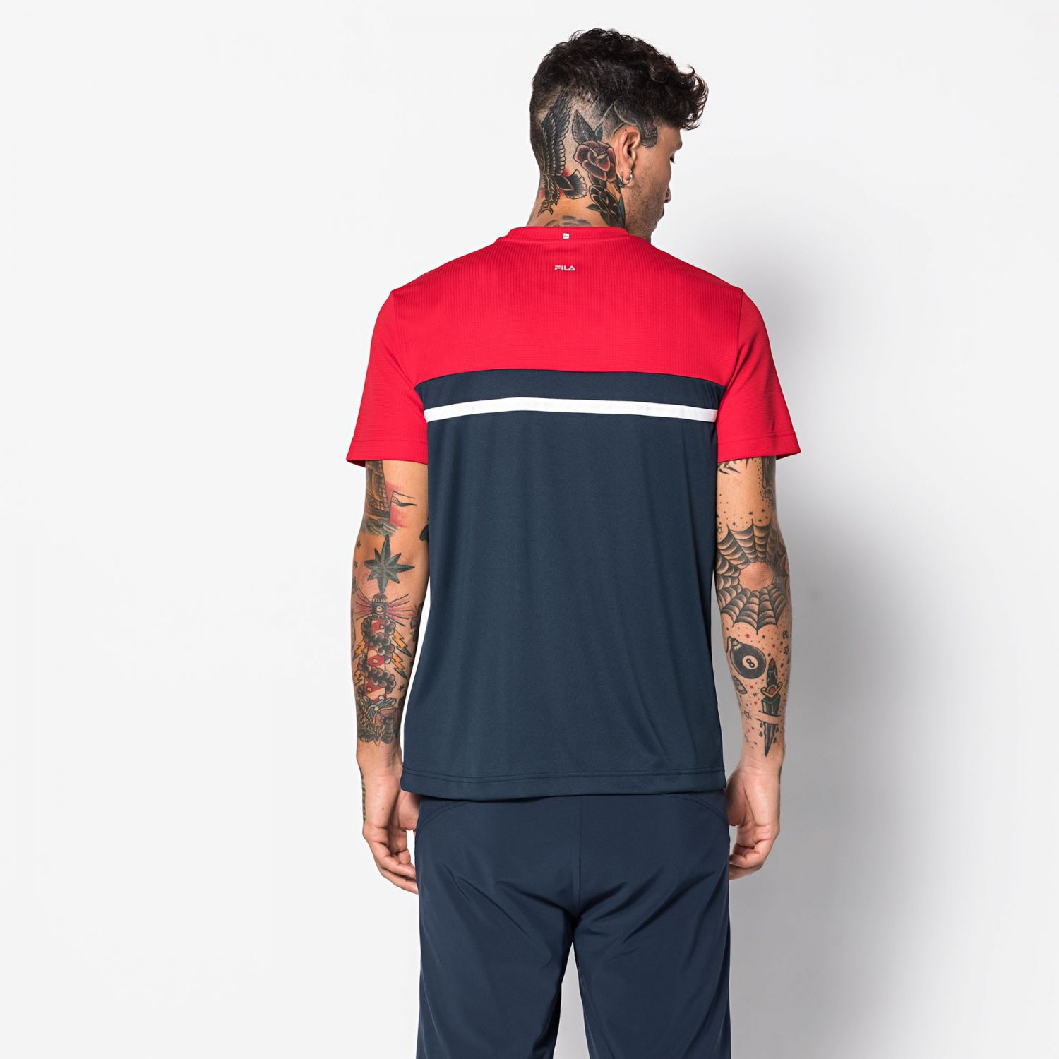 fila polo mens blue