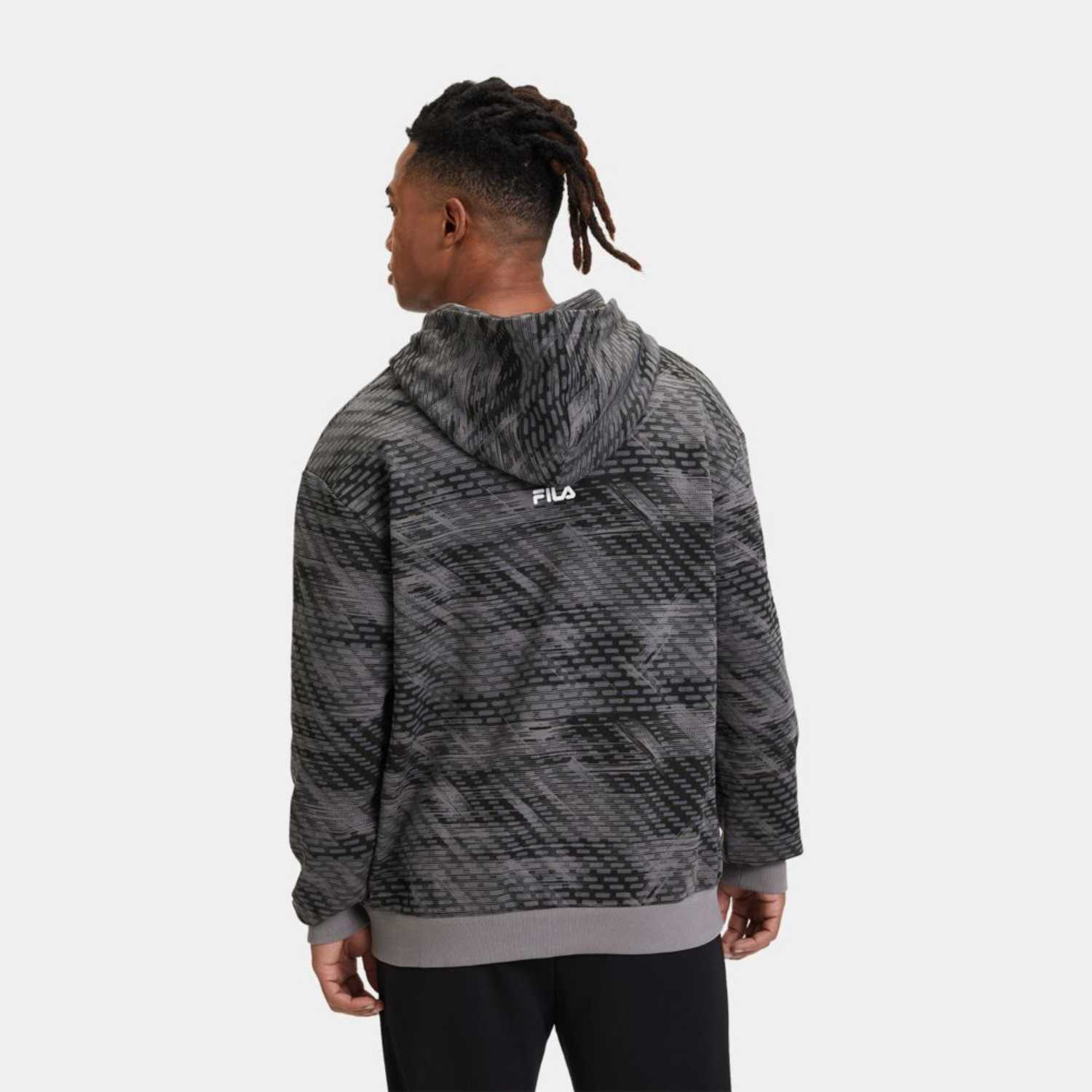 Fila TAVIANO AOP hoody grey urban jungle Bild 2