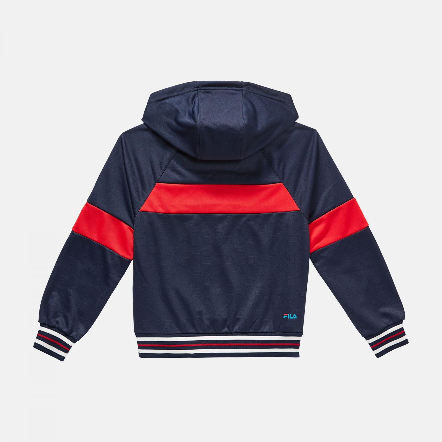 Fila Teens Meo AOP Hoody black-iris-red Bild 2