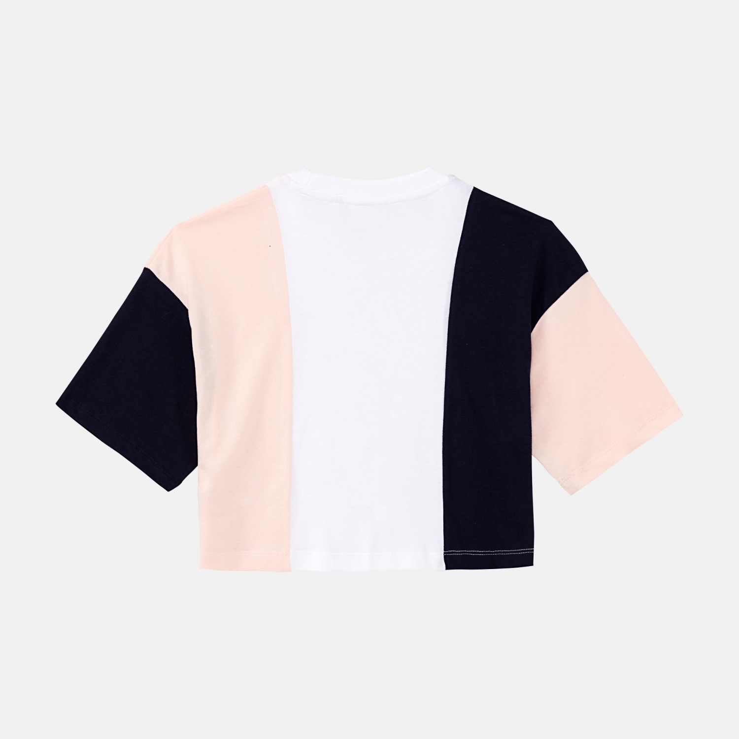 Fila Teens Tamson Blocked Crew Top rose-white-navy Bild 2