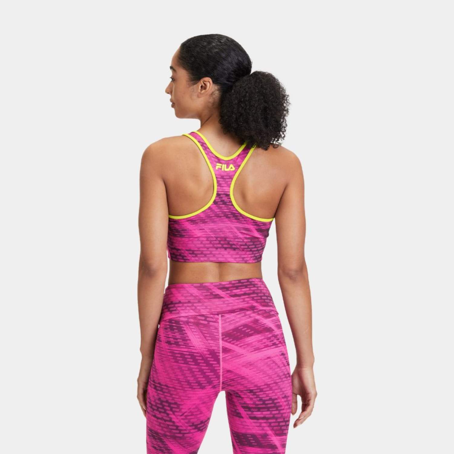 Fila TRESCINE AOP bra Pink Urban Jungle Bild 2