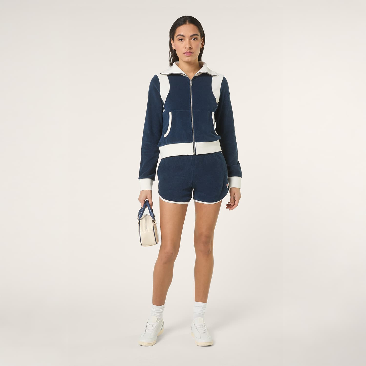 Fila ADRIANO fitted towelling track jacket Bild 3