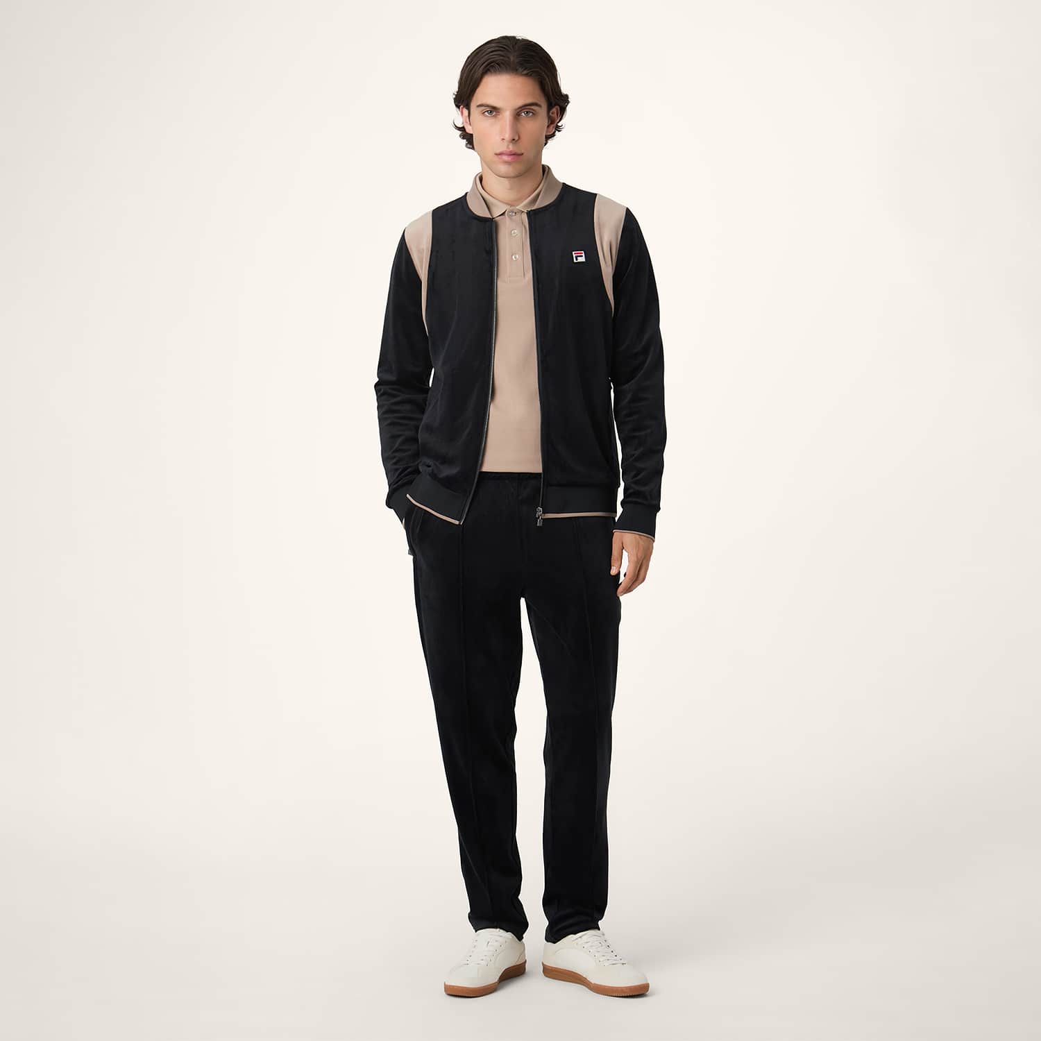 Fila ADRIANO regular velour track jacket Bild 3