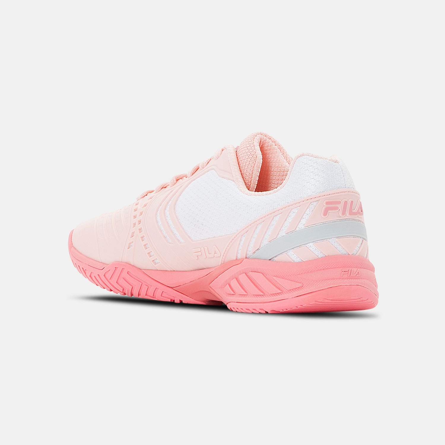 rose pink fila sneakers