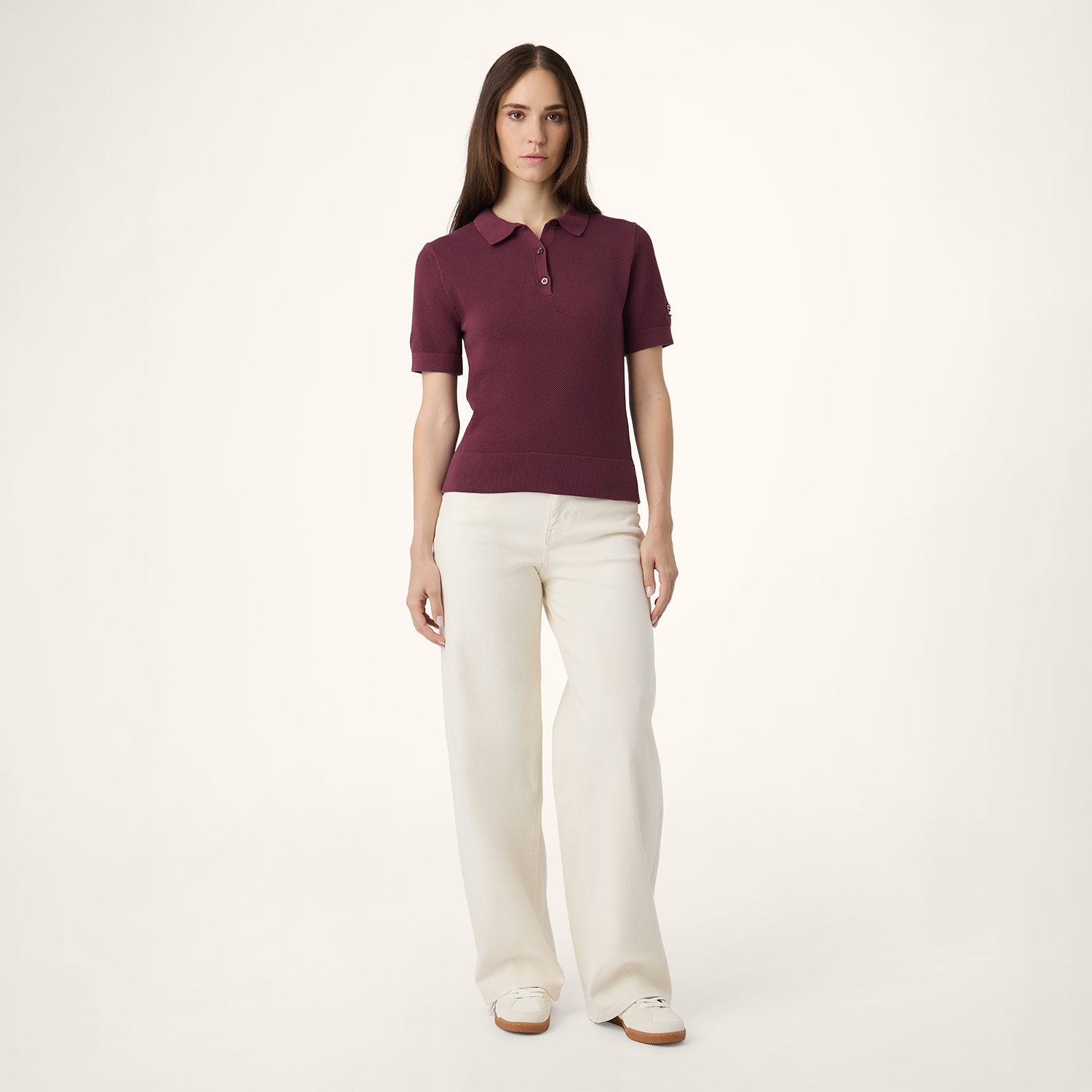 Fila BB1 slim pique knit polo tee Bild 3