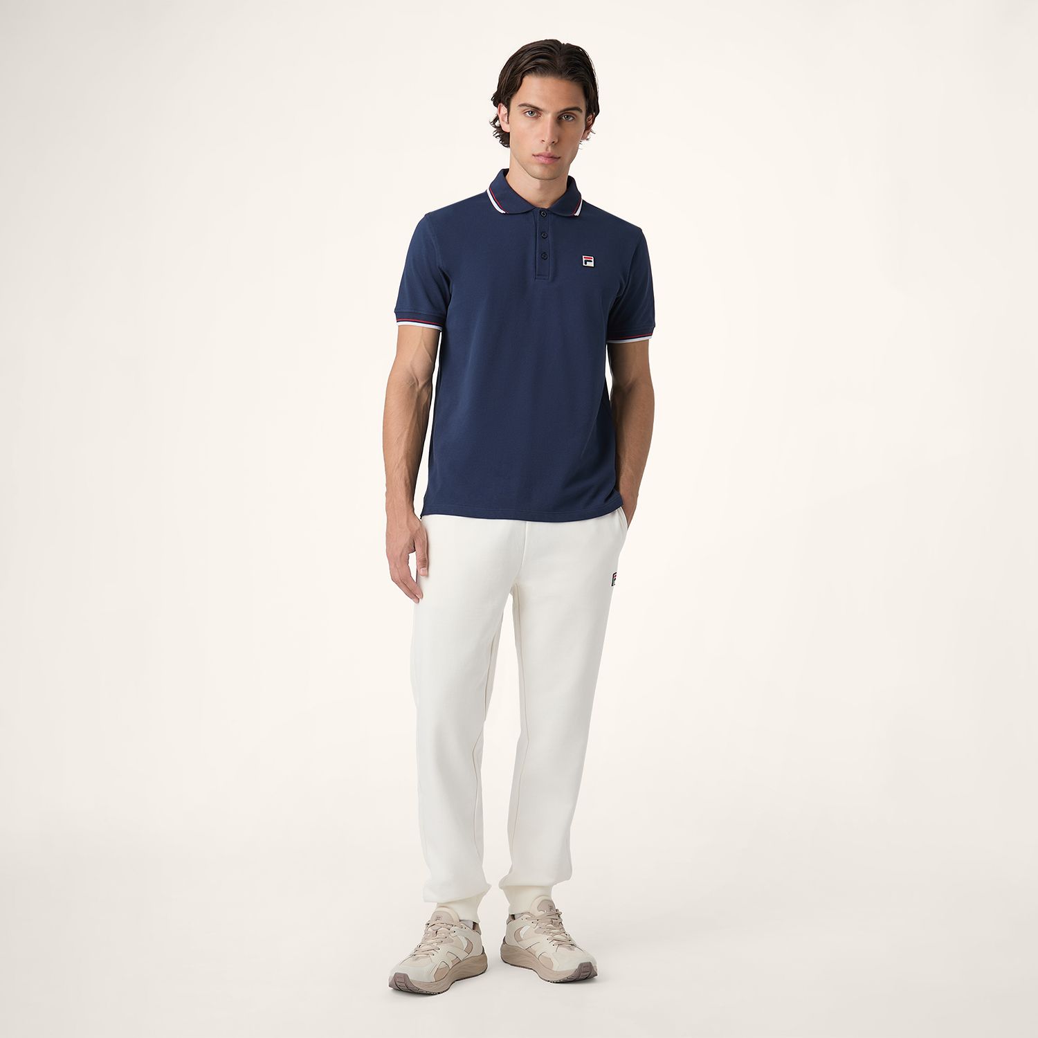 Fila BIELLA regular tipped polo shirt Bild 3