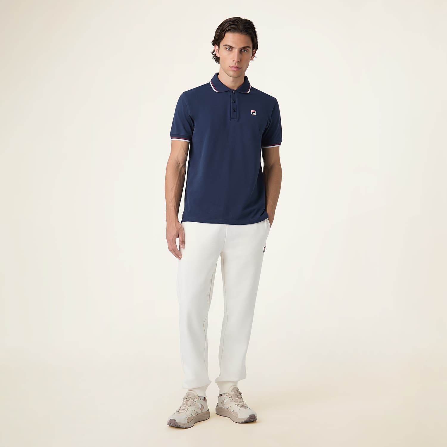 Fila BIELLA regular tipped polo shirt Bild 3