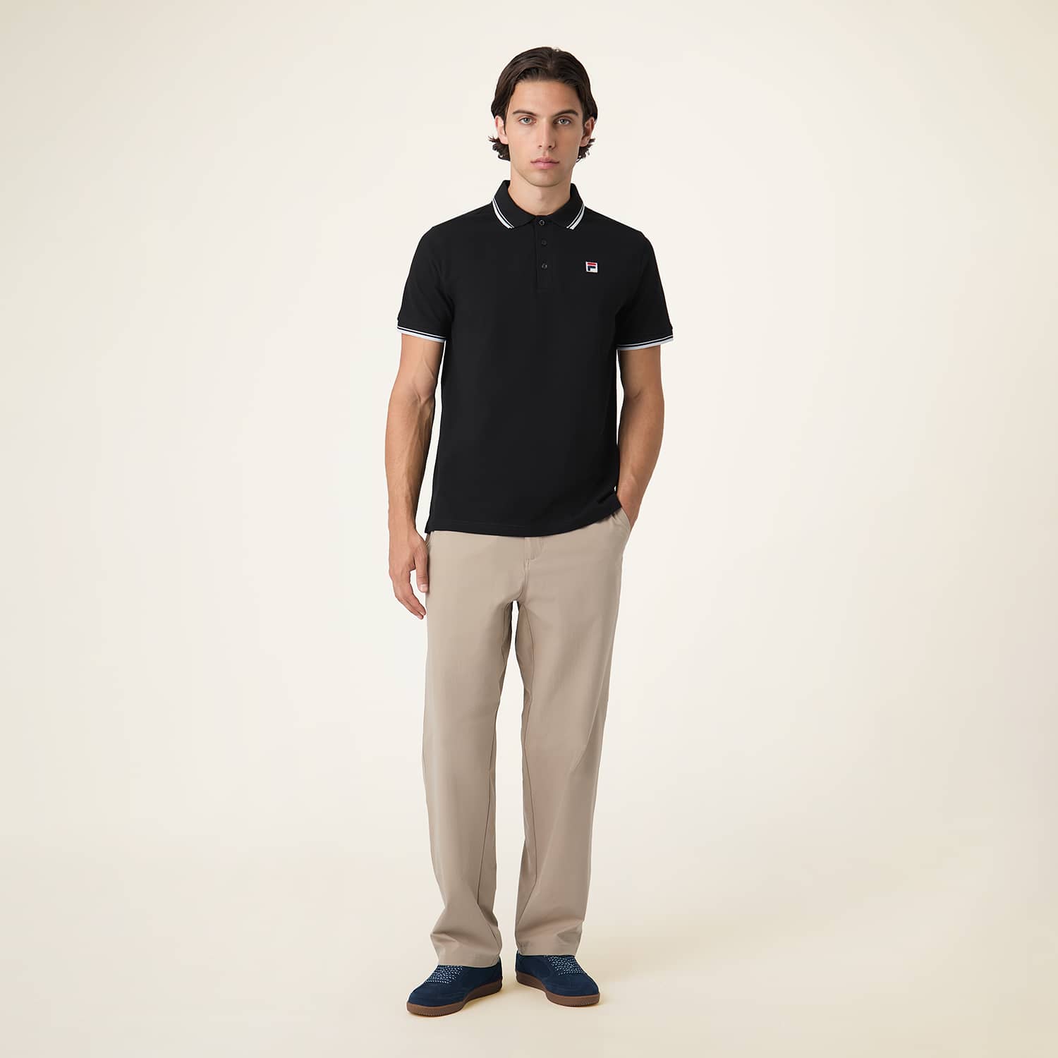 Fila BIELLA regular tipped polo shirt Bild 3