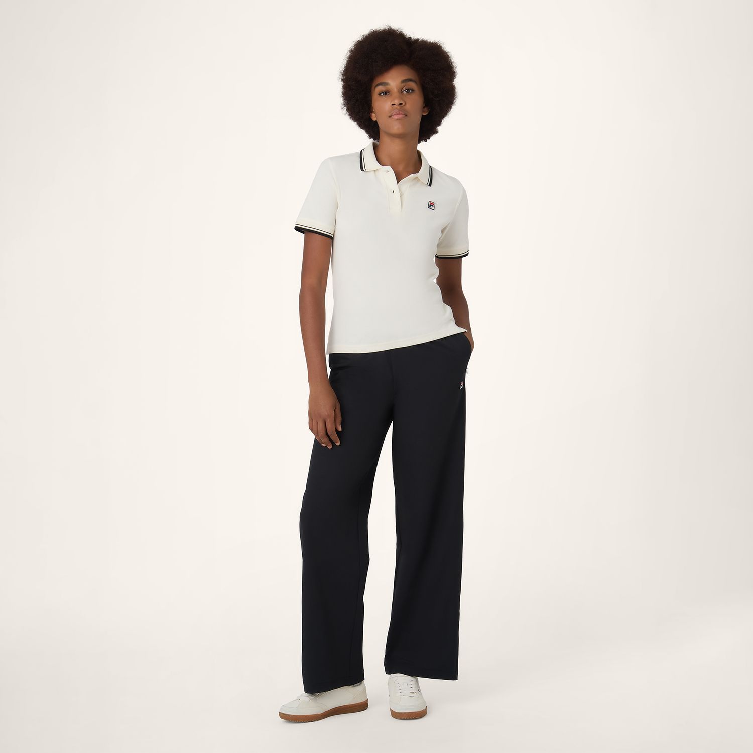 Fila BIELLA slim tipped polo shirt Bild 3
