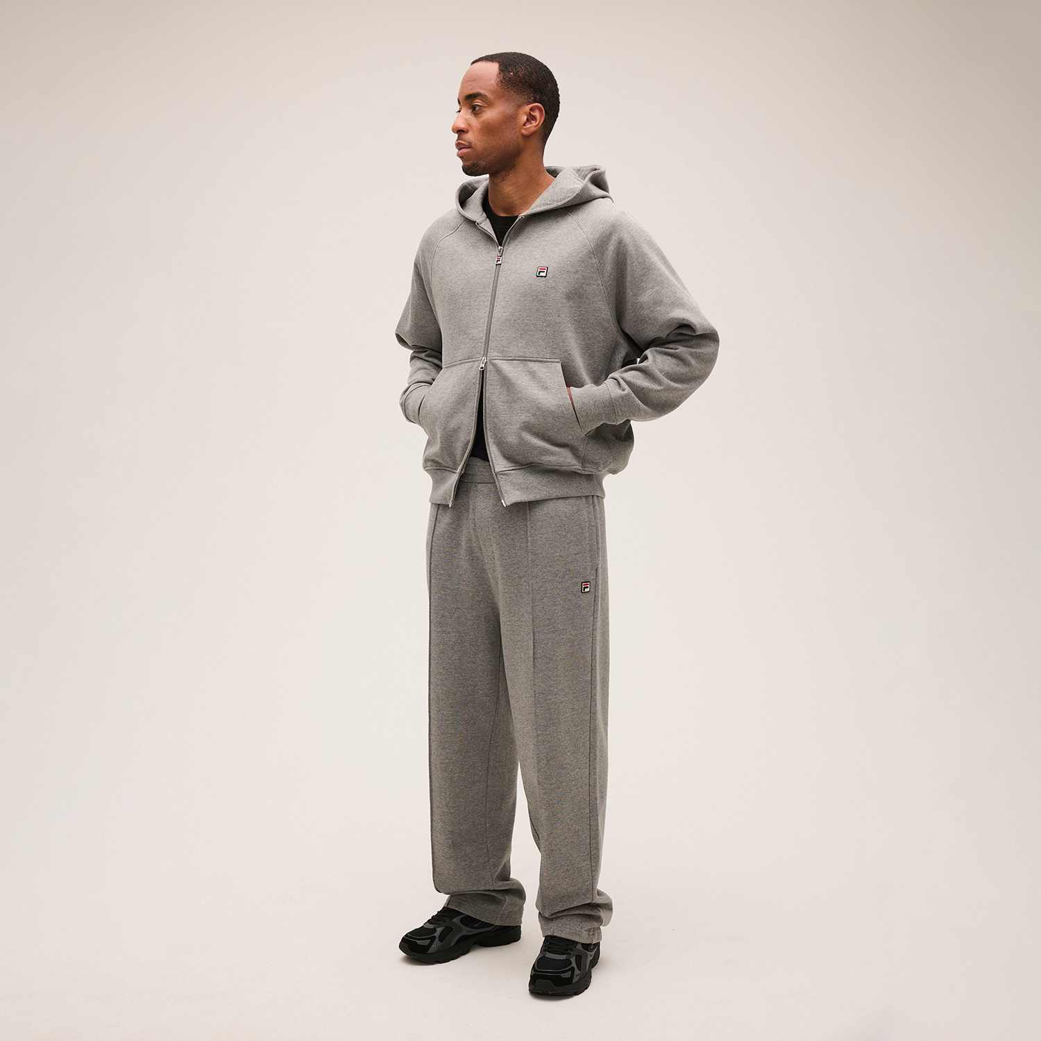 Fila BORNO oversized raglan 2-way zip hoodie Bild 3