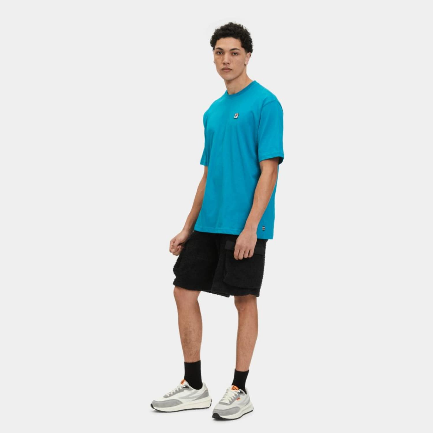 Fila Boxy fit short sleeves t-shirt with frying pan graphic marine Bild 3