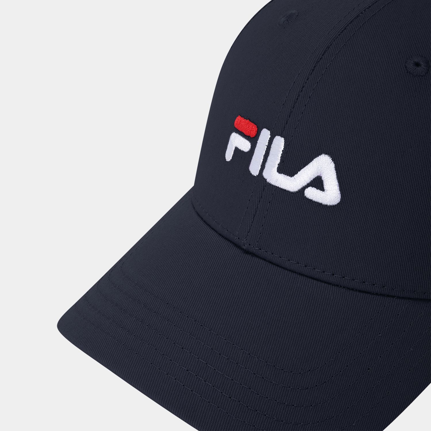 Fila BRASOV 6 panel cap with linear logo - strap back Black Iris Bild 3