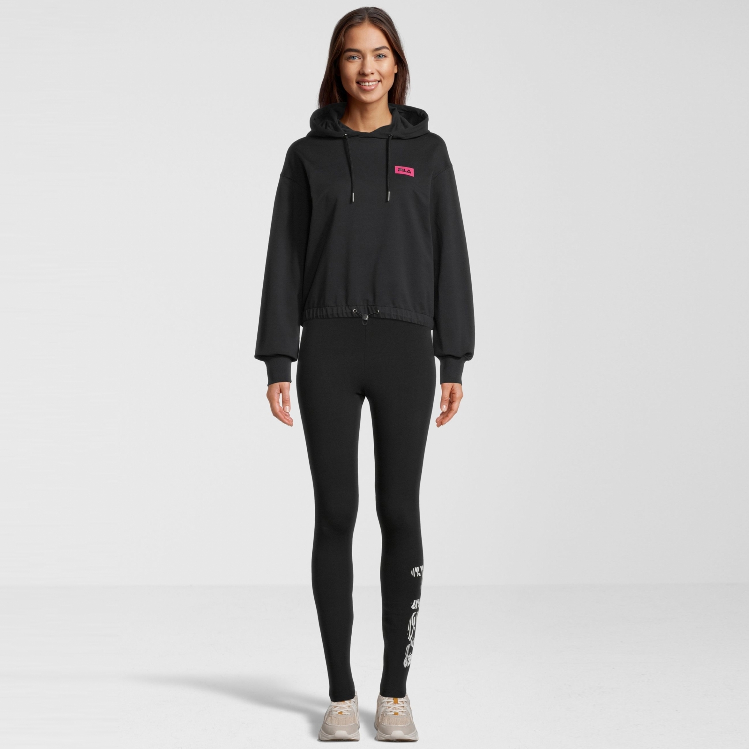 Fila Burdur Cropped Hoody black-beauty Bild 3
