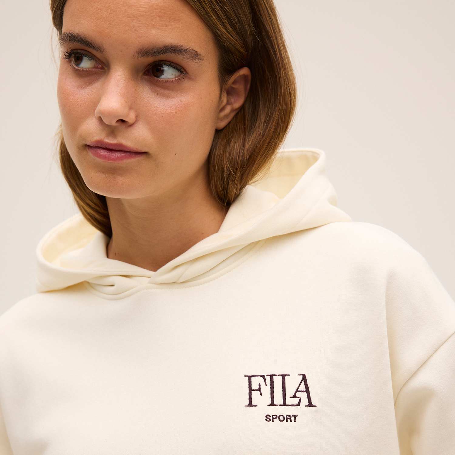Fila CASATEIA relaxed graphic brushed hoodie Bild 3