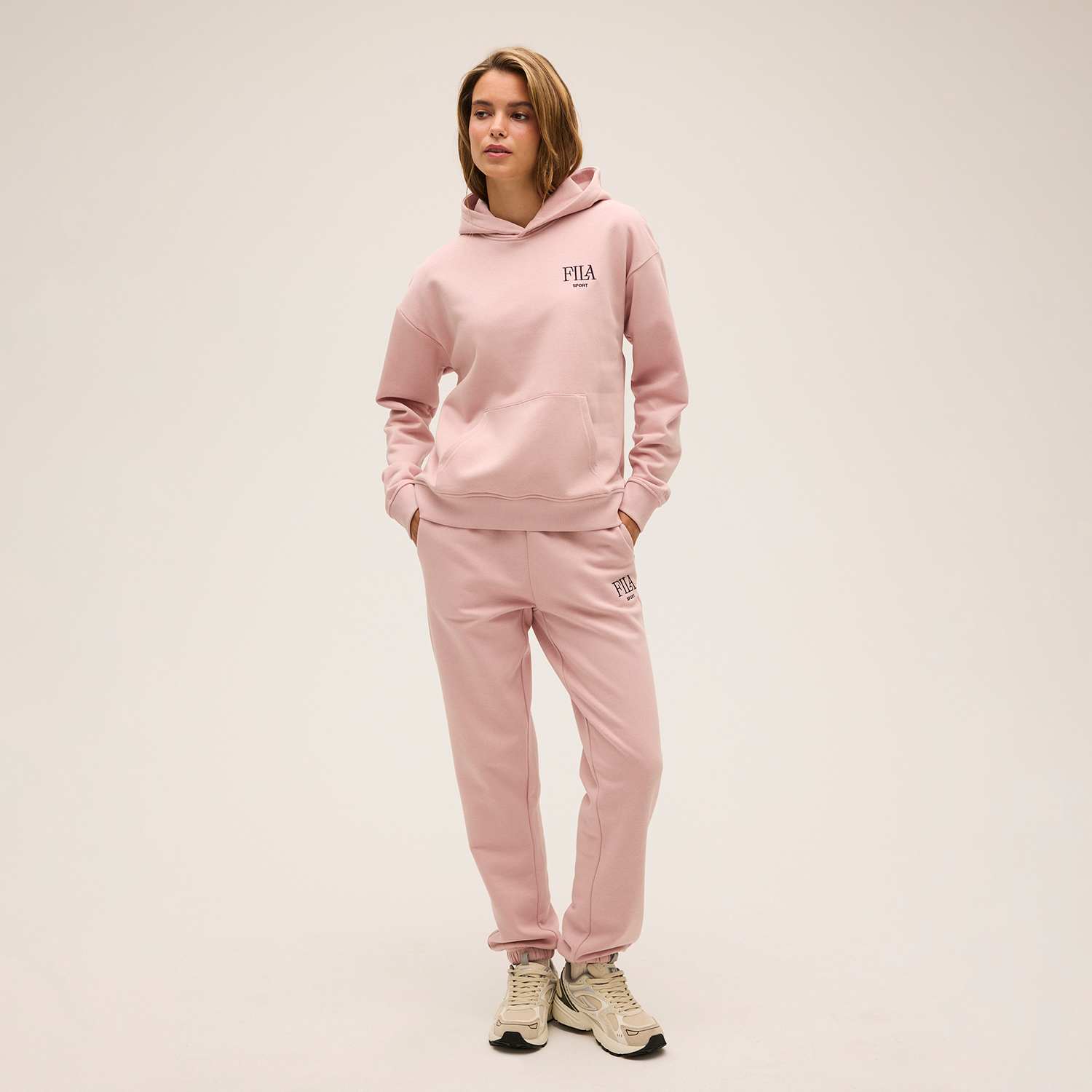 Fila CASATEIA relaxed graphic brushed hoodie Bild 3