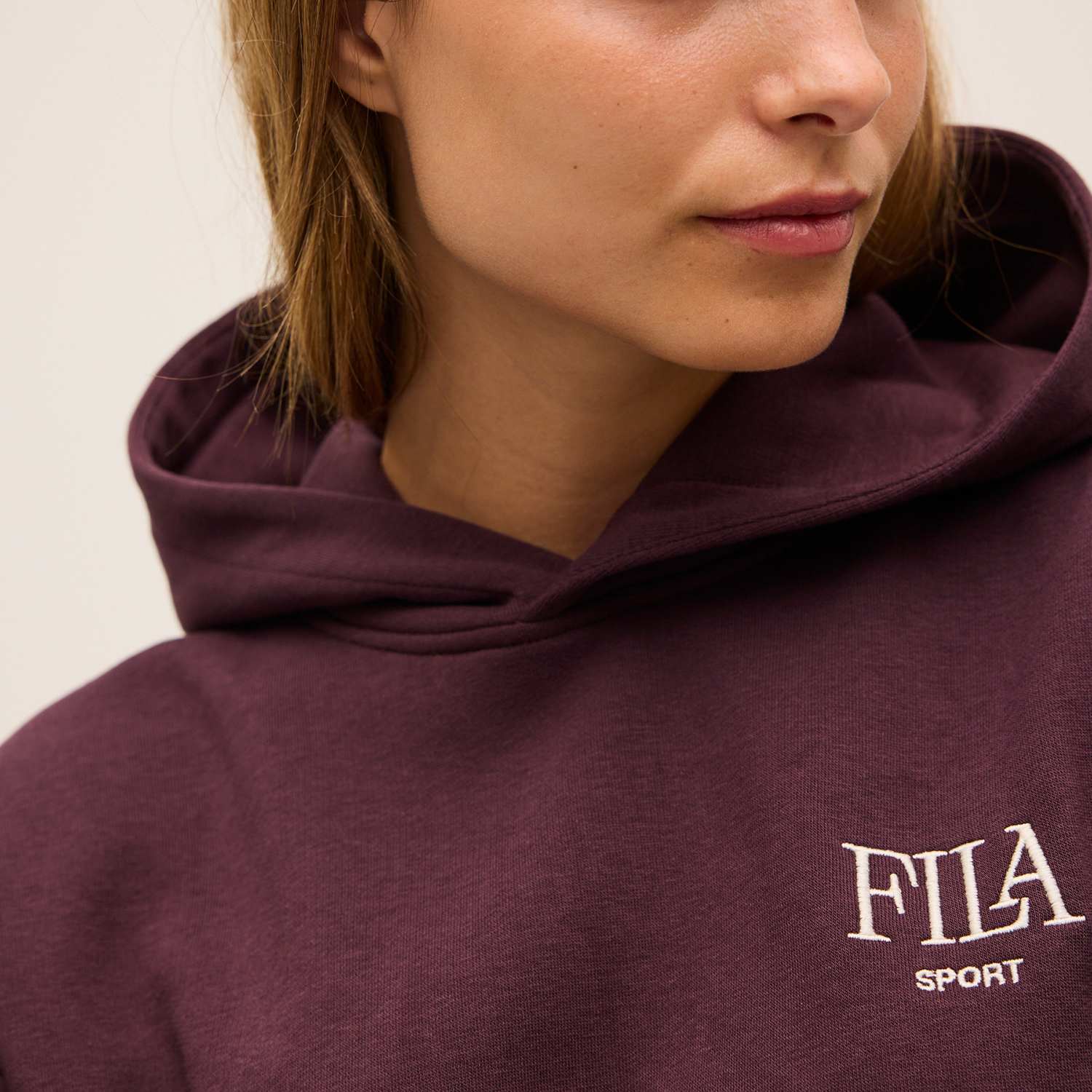 Fila CASATEIA relaxed graphic brushed hoodie Bild 3