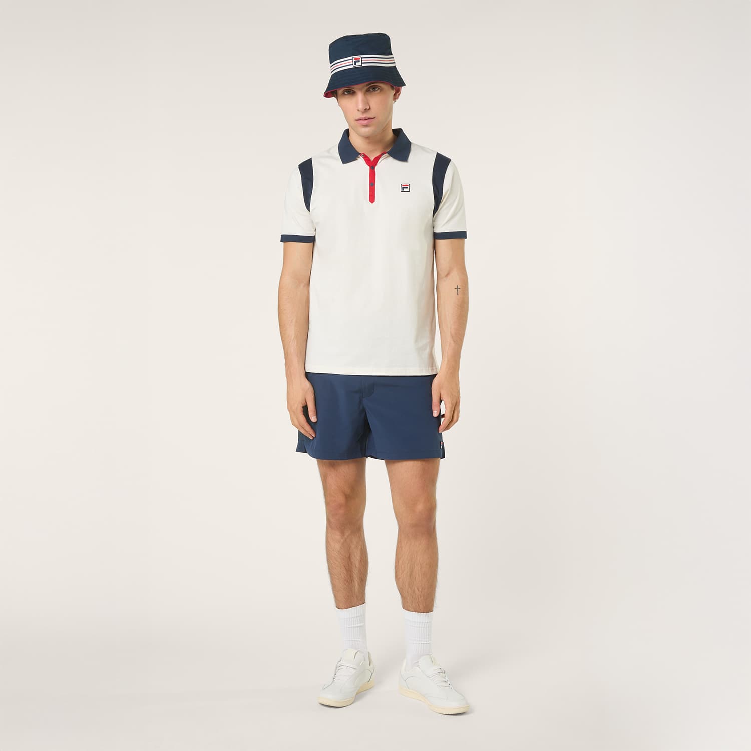 Fila CASOLI regular blocked polo shirt Bild 3