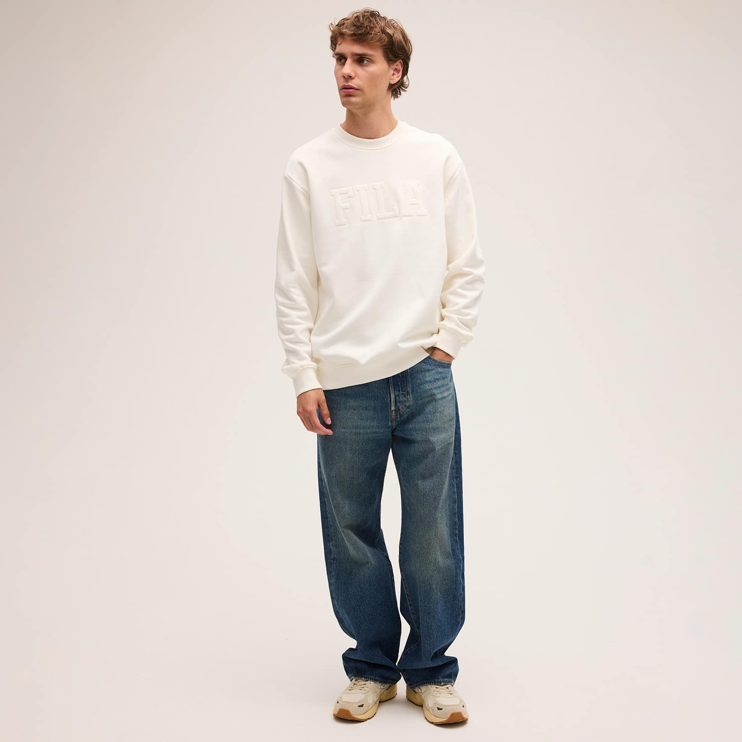 Fila COREDO relaxed varsity brushed sweatshirt Bild 3