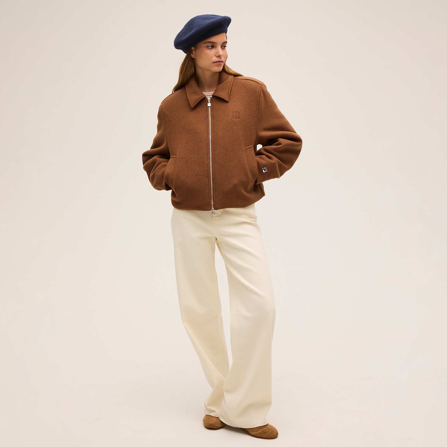 Fila CORTINA relaxed felted varsity jacket Bild 3