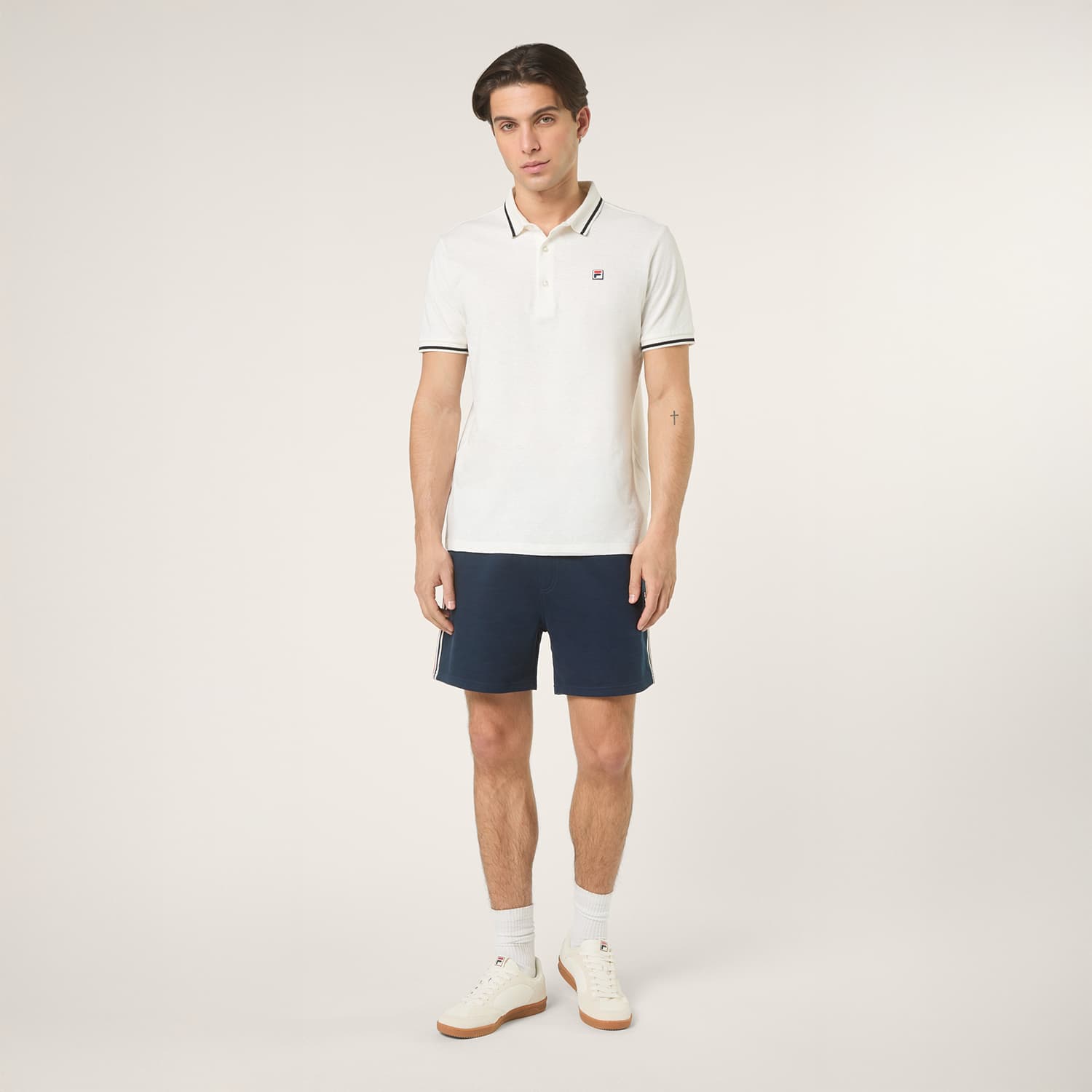 Fila DIECIMO regular heritage tape sweat shorts Bild 3