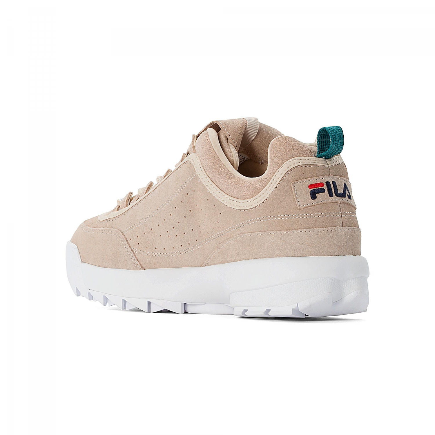 fila disruptor low men white