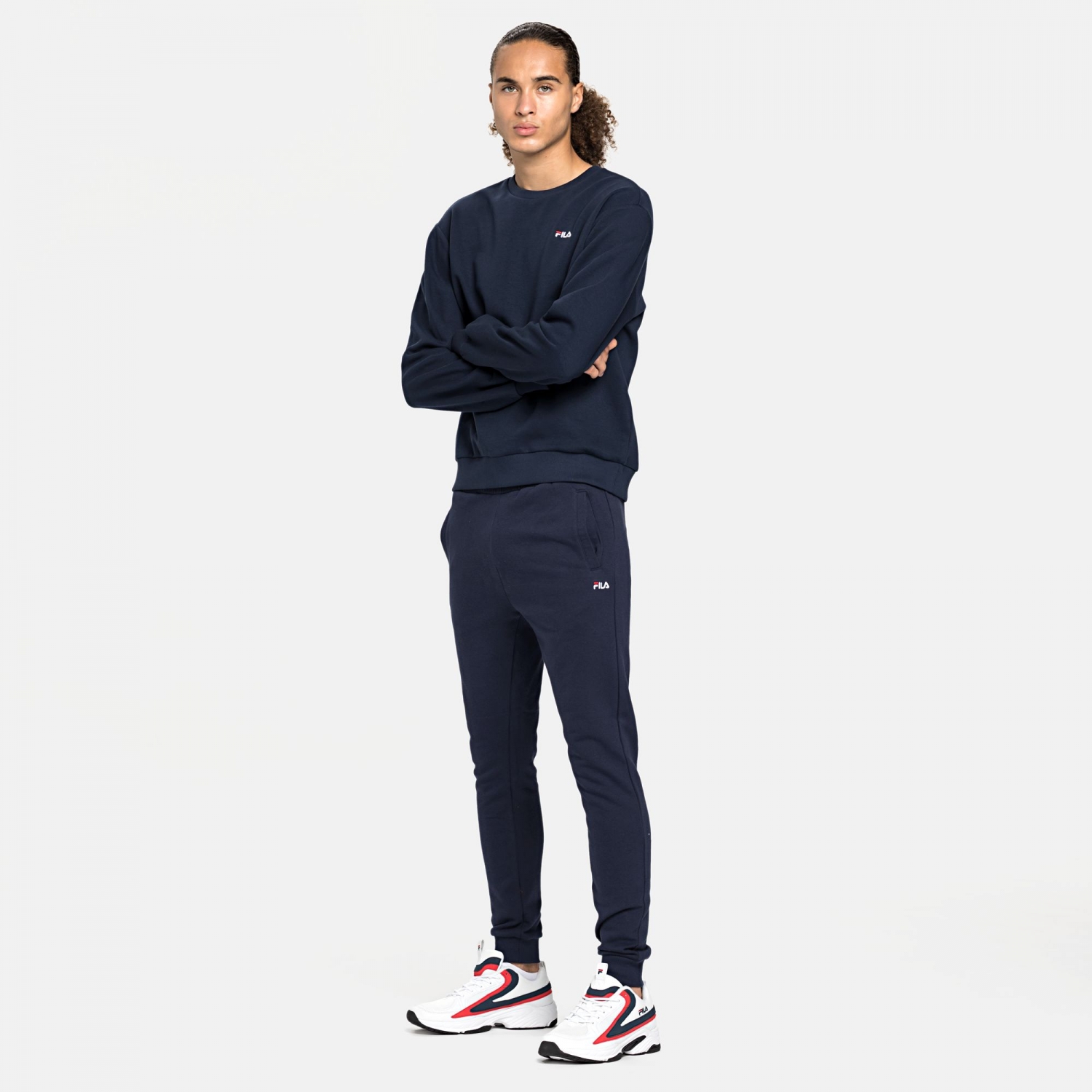 Black fila pants clearance