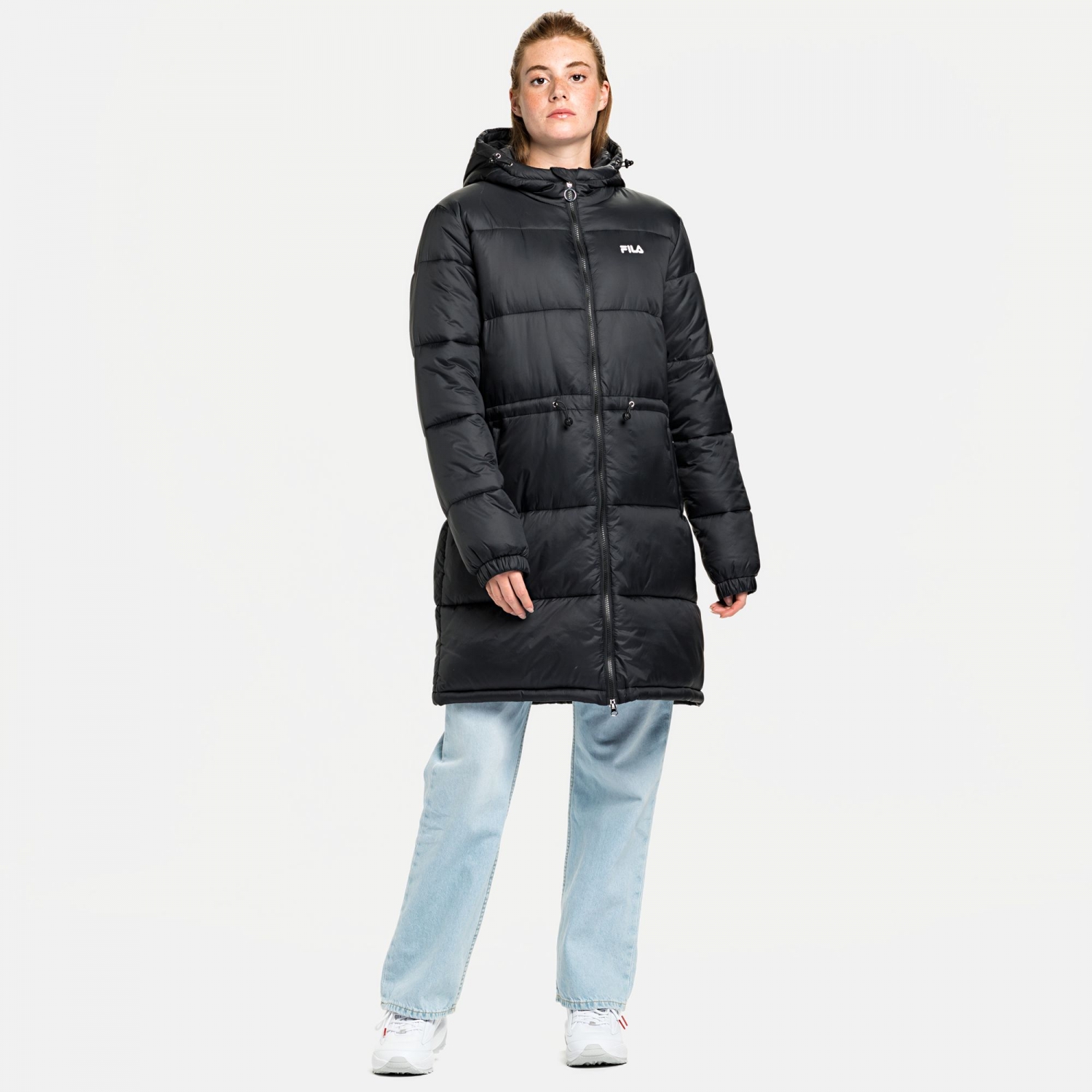 Fila Embla Long Hooded Puff Jacket black Bild 3